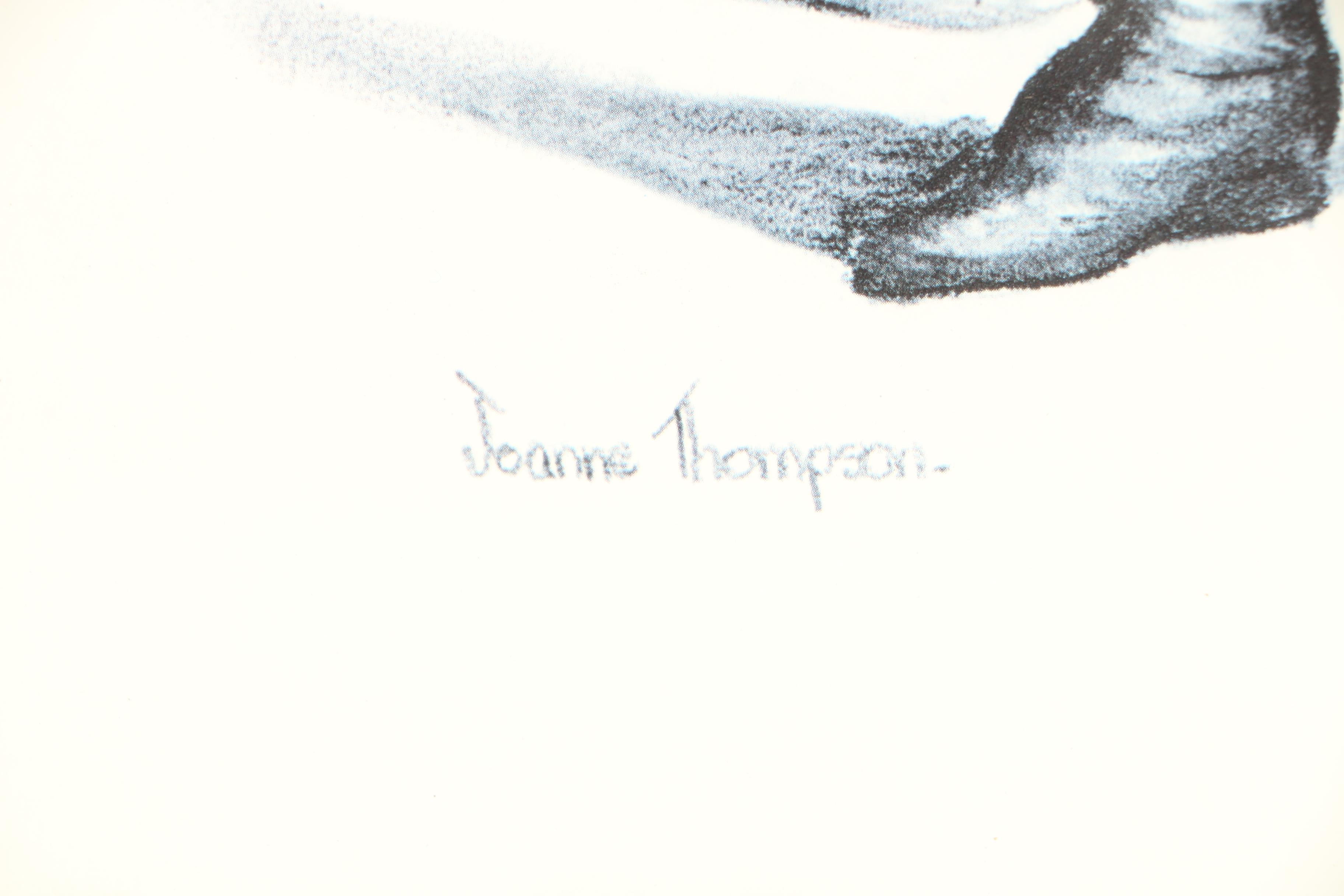 Offset Lithograph After Jeanne Thompson's Drawing of a Boy