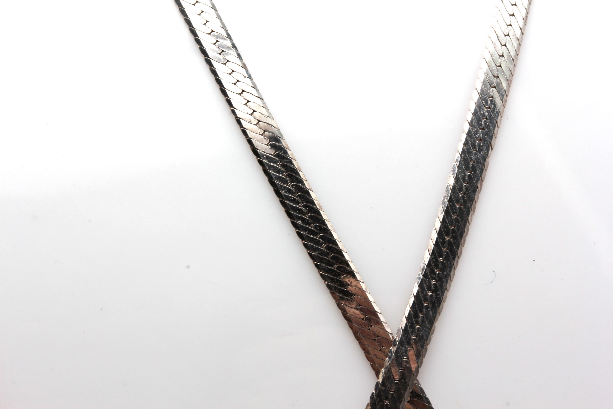 Sterling Silver Diamond Heart Pendant Necklace and Ring