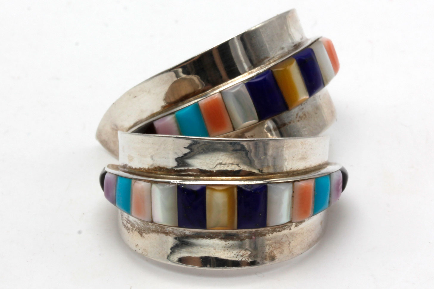 Sterling Silver Multi-Stone Earrings