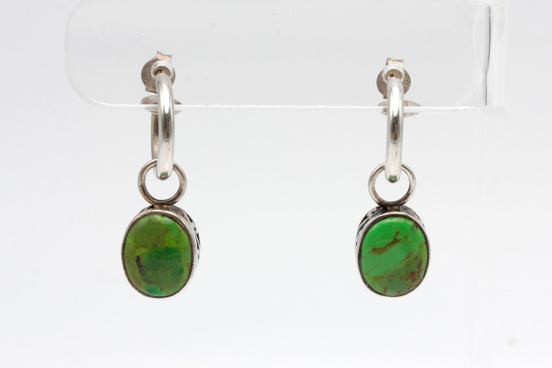 Sterling Silver Multi-Stone Earrings