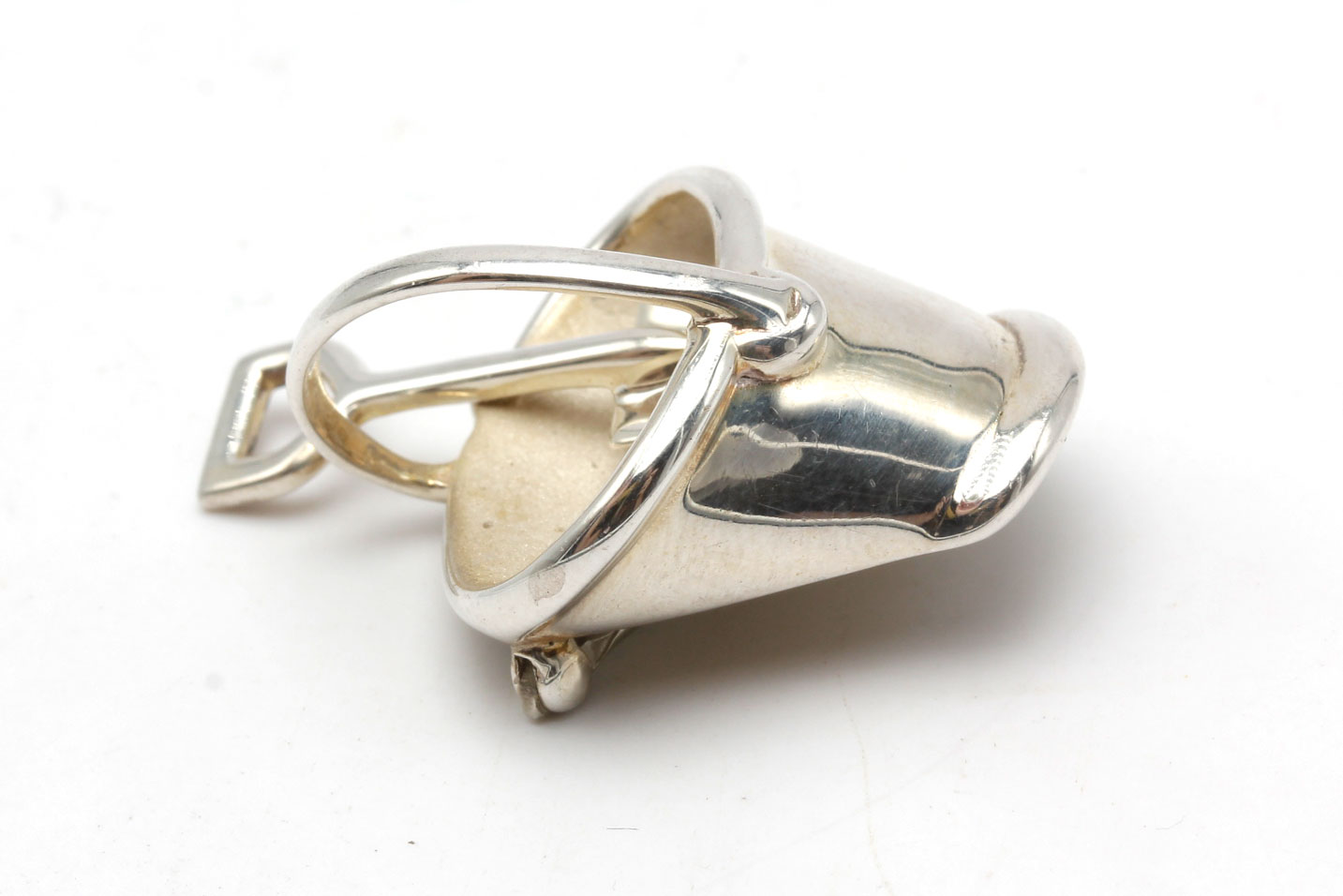 Tiffany & Co. Sterling Silver Pail and Shovel Pin