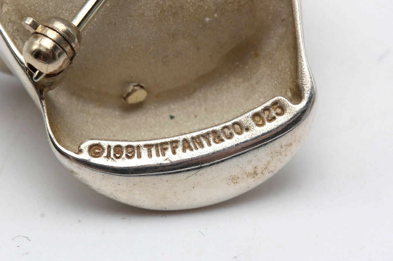 Tiffany & Co. Sterling Silver Pail and Shovel Pin