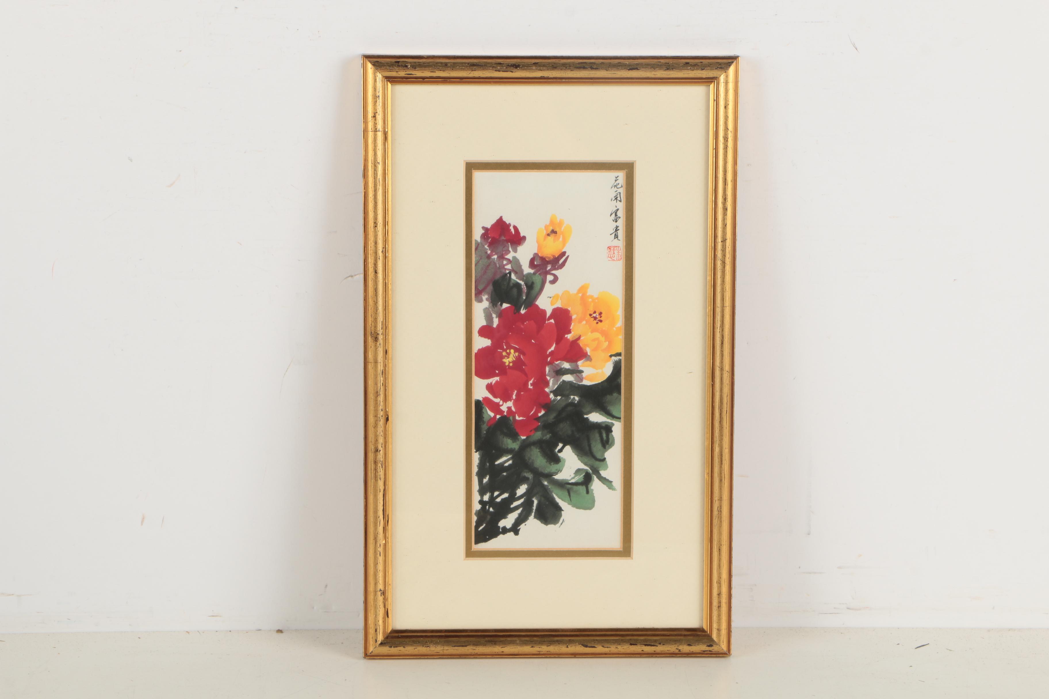 Collection of Chinese Watercolors on Paper