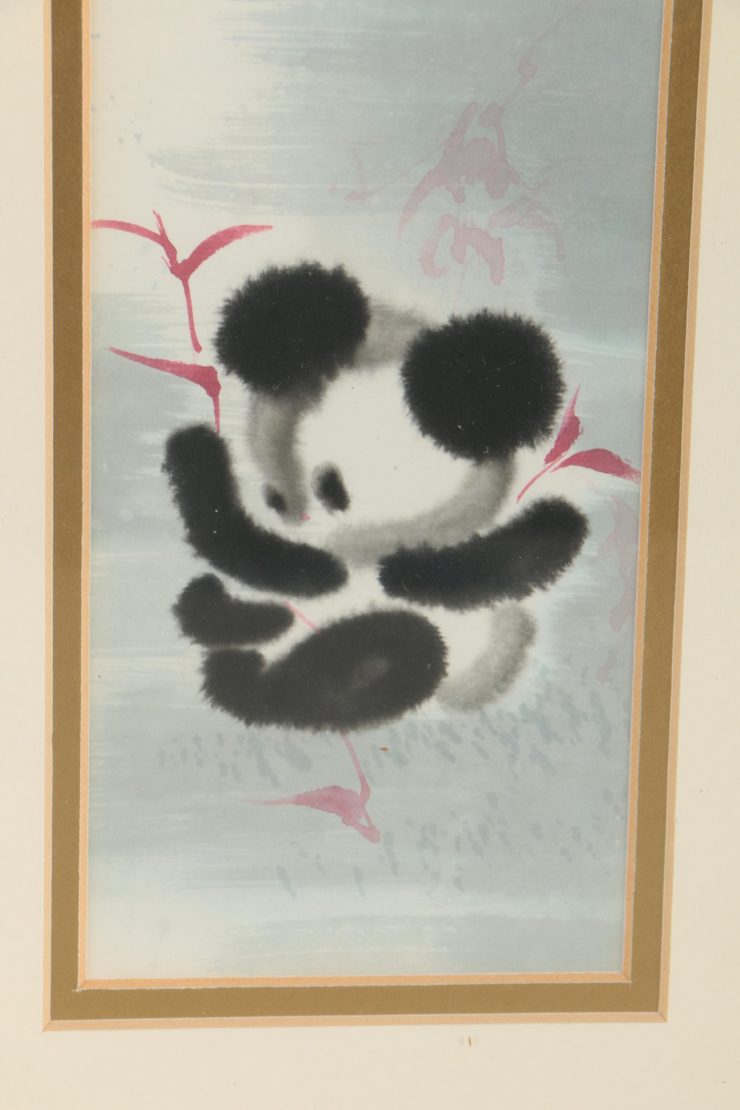 Collection of Chinese Watercolors on Paper