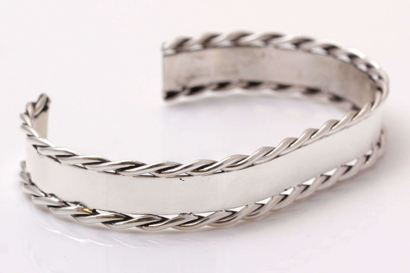 Lenore Doskow Handmade Sterling Silver Cuff