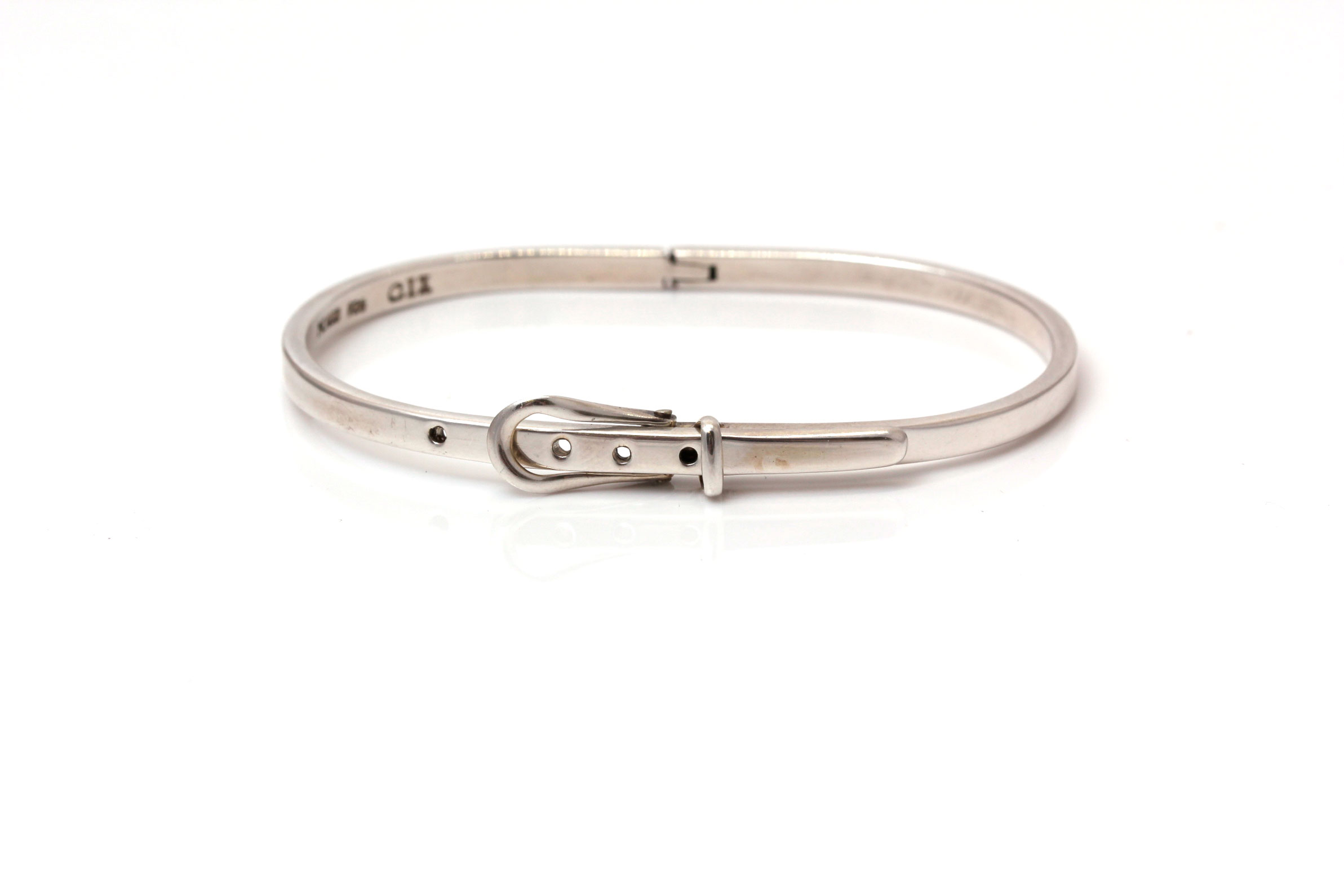Sterling Silver Buckle Bracelet