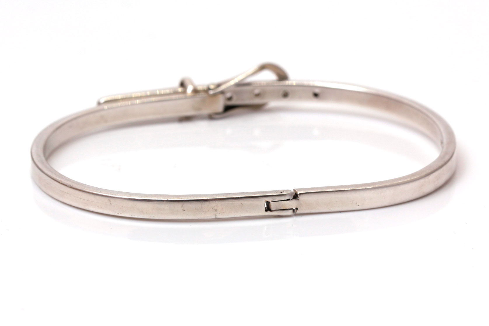Sterling Silver Buckle Bracelet