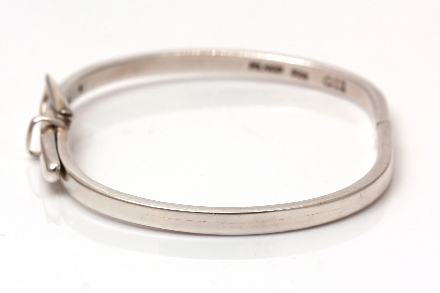 Sterling Silver Buckle Bracelet