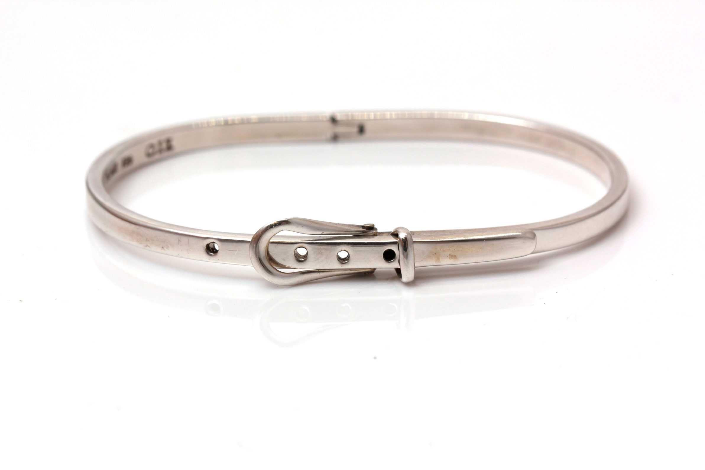 Sterling Silver Buckle Bracelet
