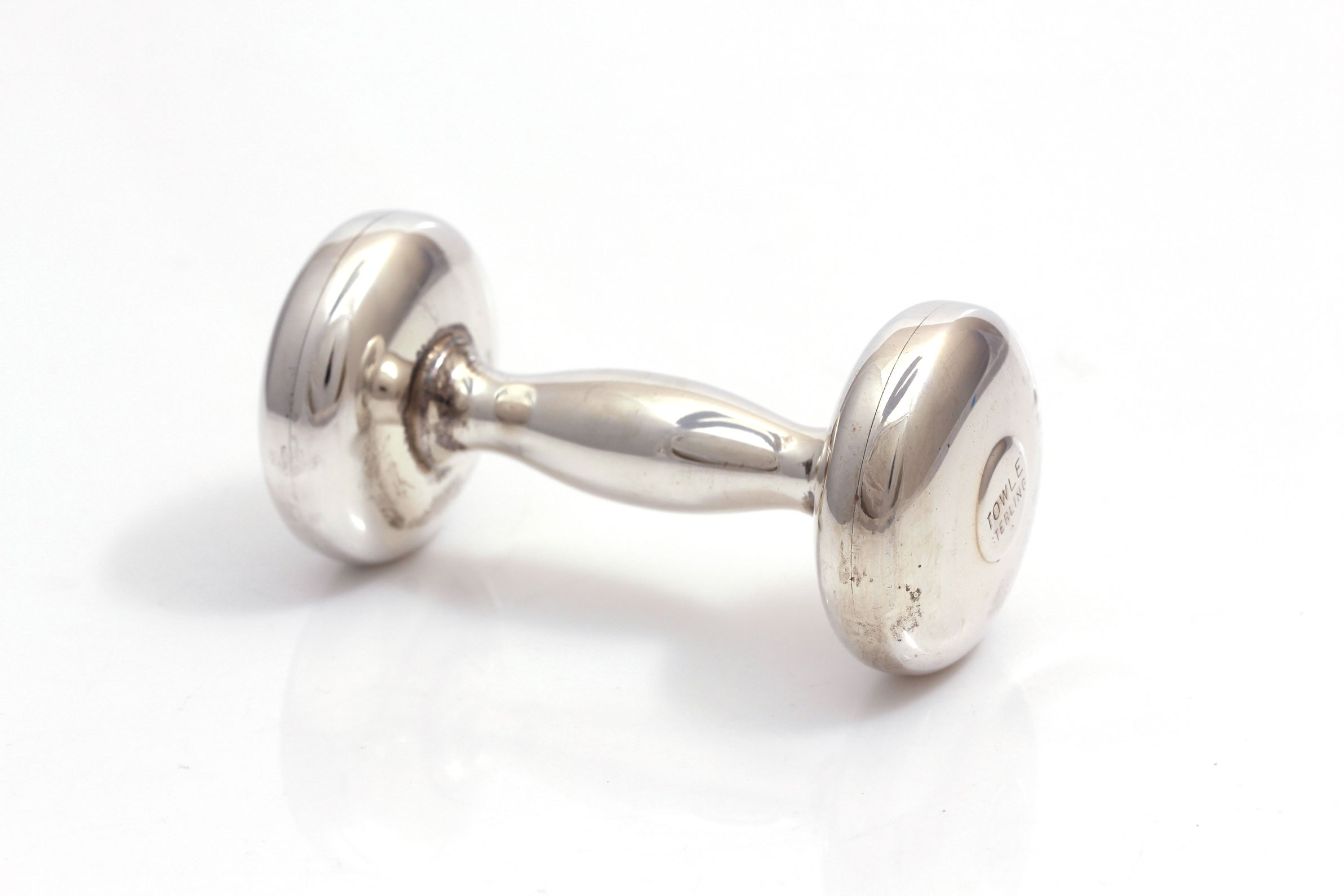 Vintage Towle Sterling Silver Baby Rattle