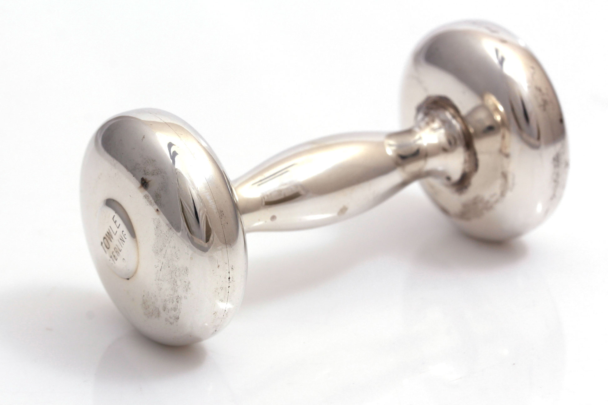 Vintage Towle Sterling Silver Baby Rattle