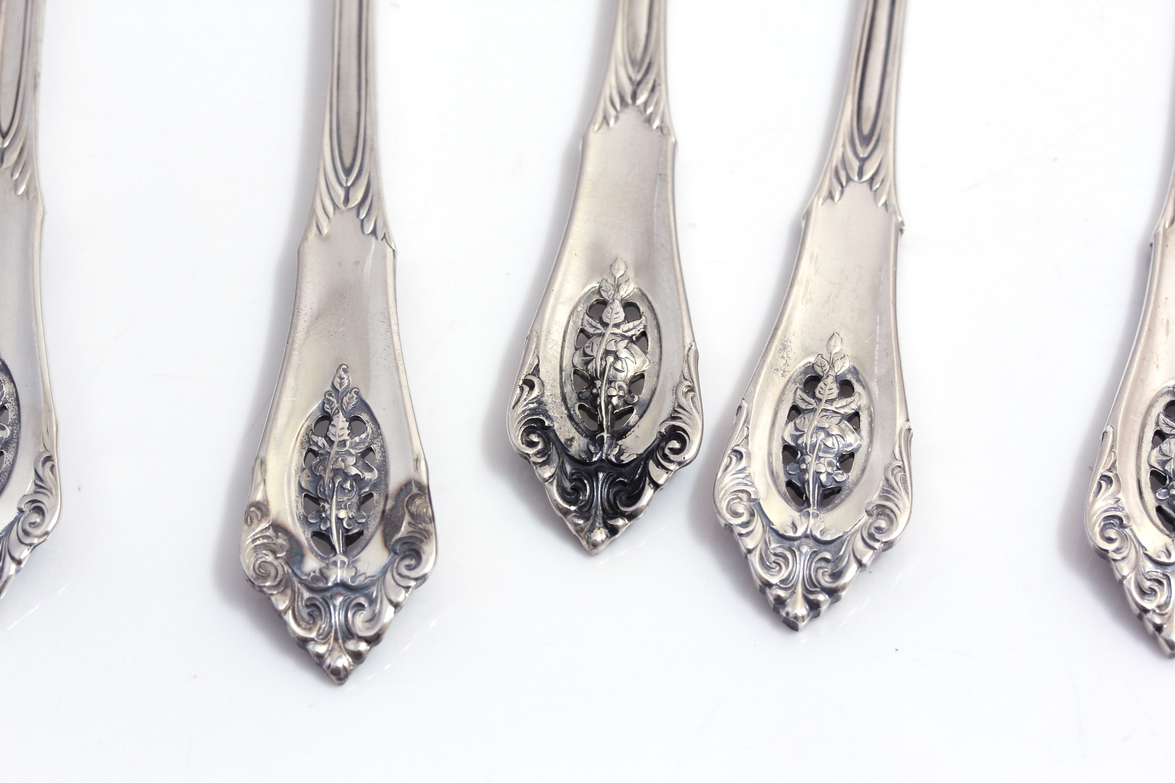 Wallace Sterling Silver "Rose Point" Flatware