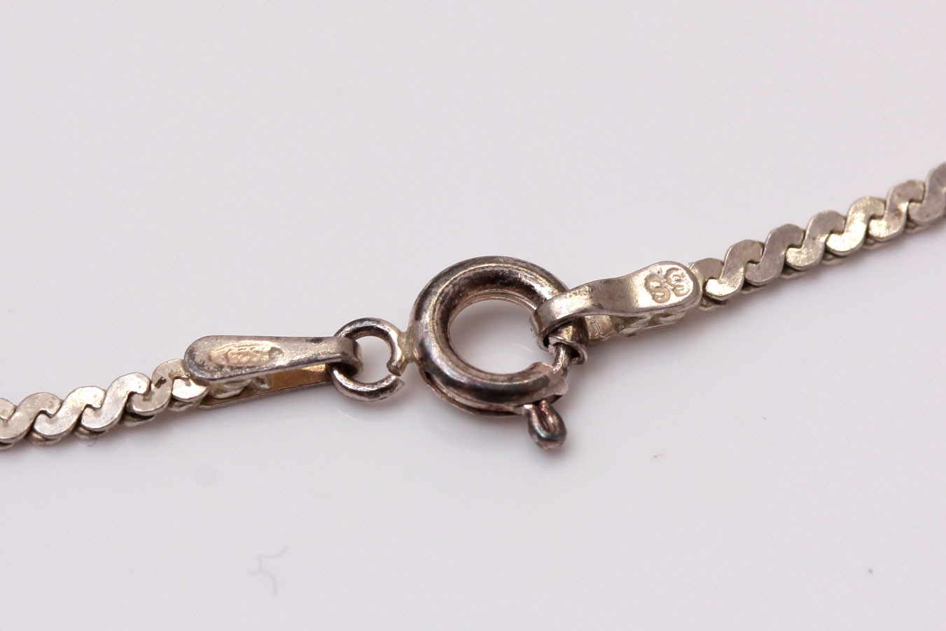 Sterling Silver Chain Necklace and Bracelet