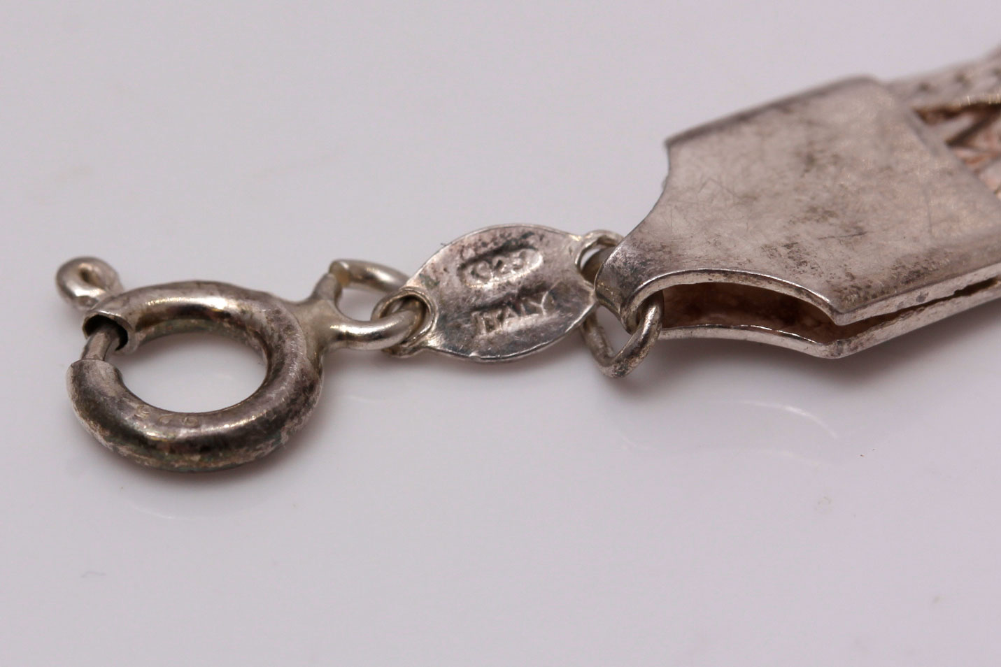 Sterling Silver Braided Chain Necklace and Bracelet