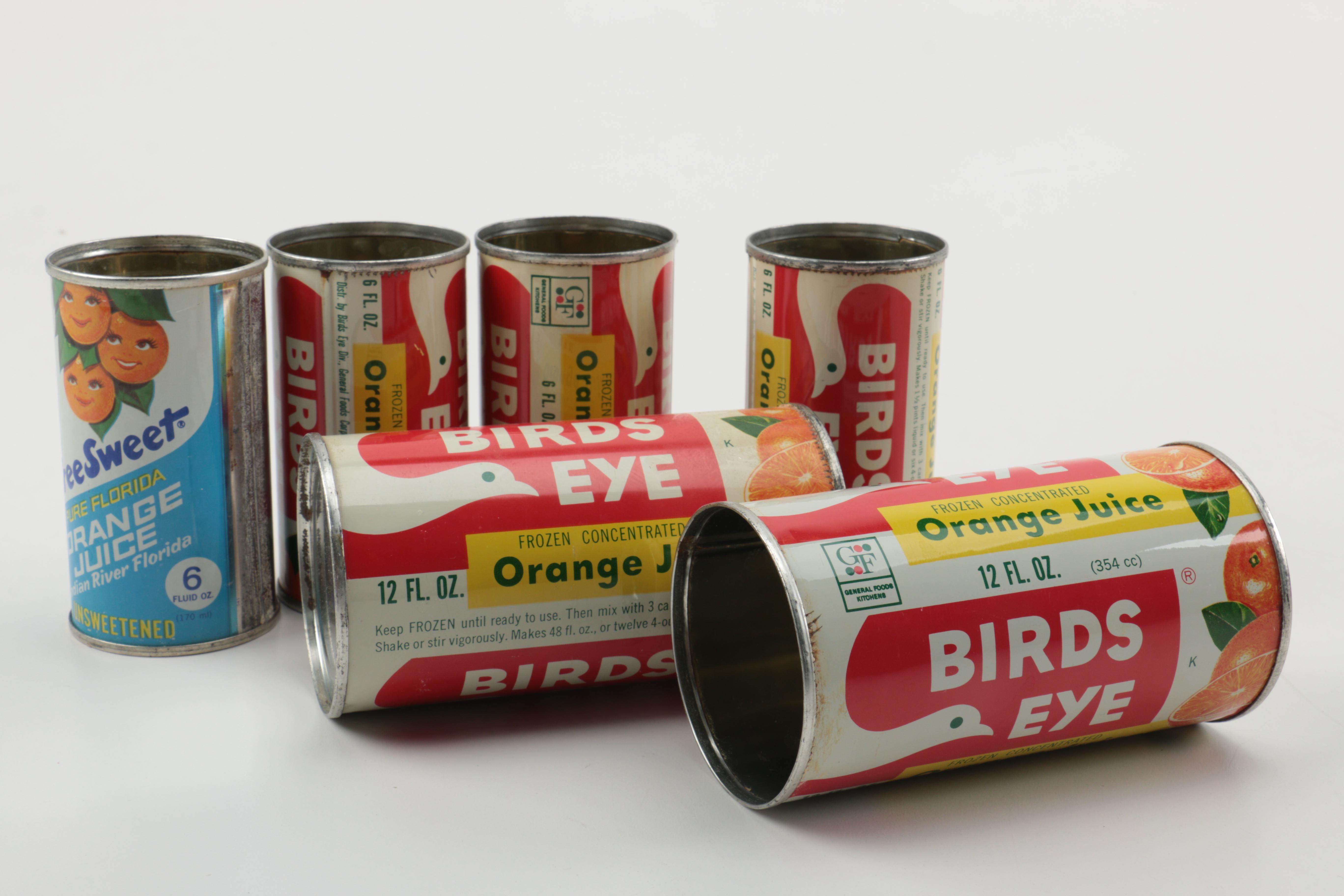 Vintage Containers Featuring Cracker Jack and Birds Eye