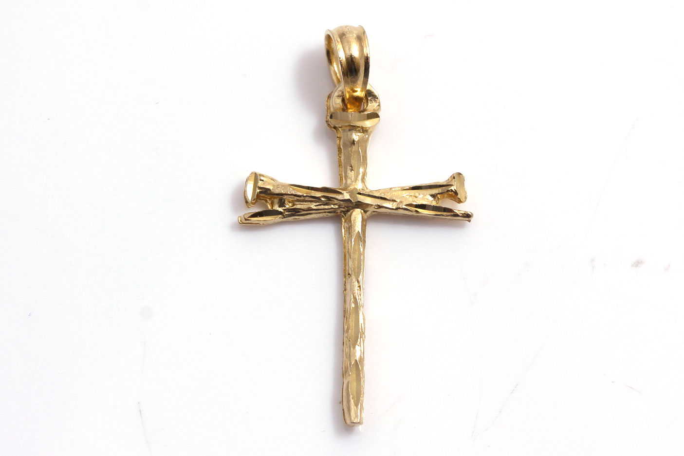 14K Yellow Gold Cross Pendant
