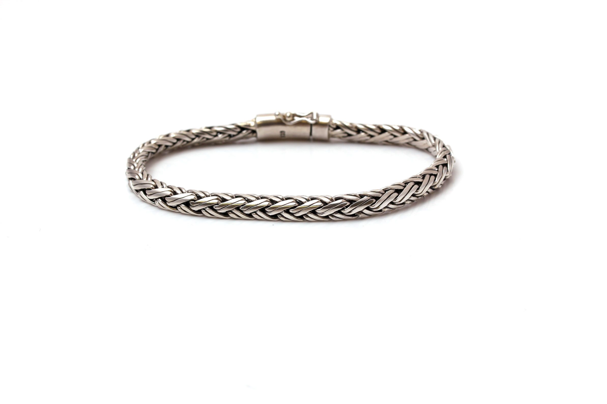 Sterling Silver Braided Bracelet