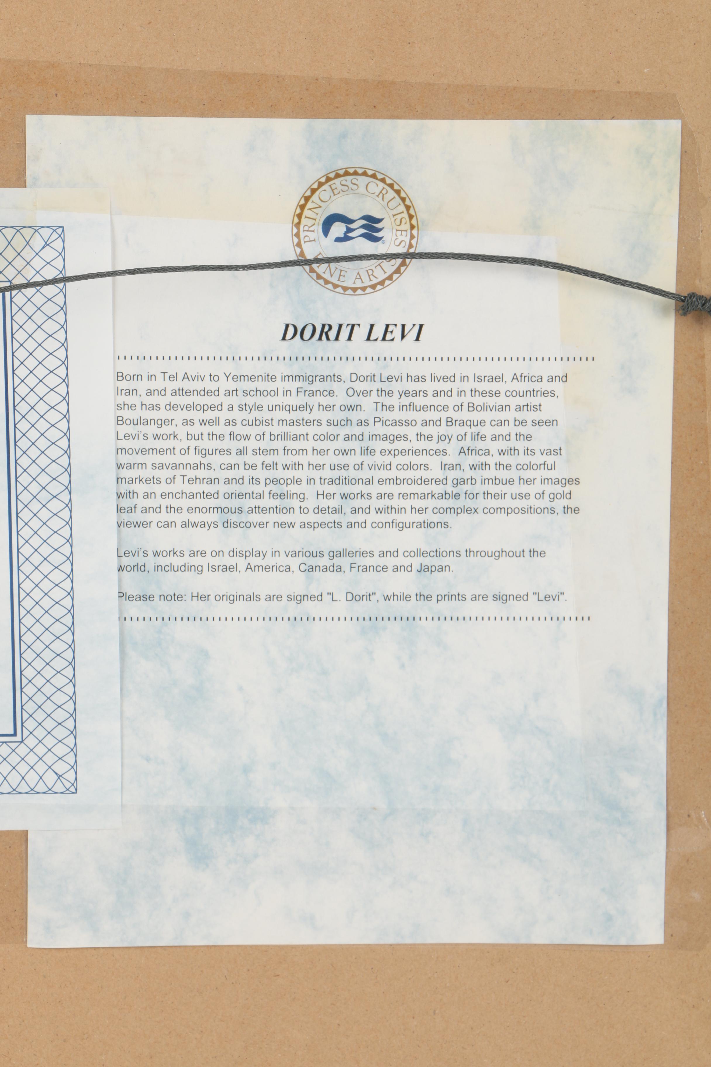 Dorit Levi Serigraph "Musical Interlude"