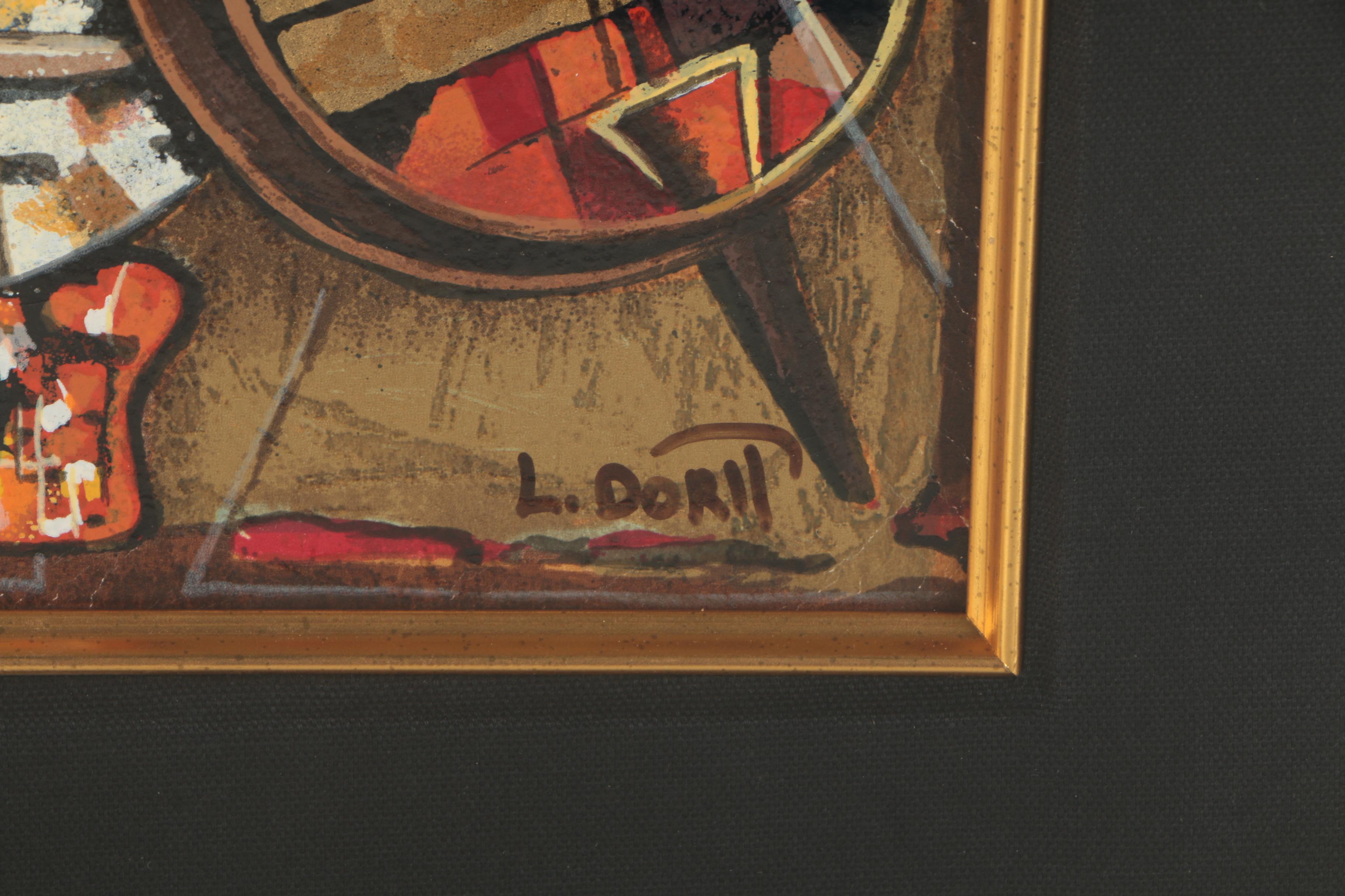 Dorit Levi Limited Edition Serigraph "The Cellist"