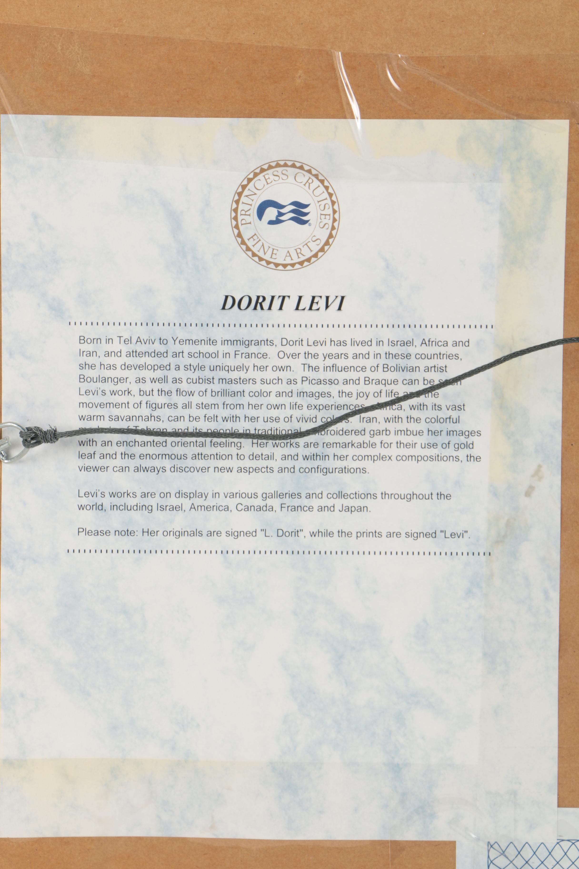 Dorit Levi Limited Edition Serigraph "The Cellist"