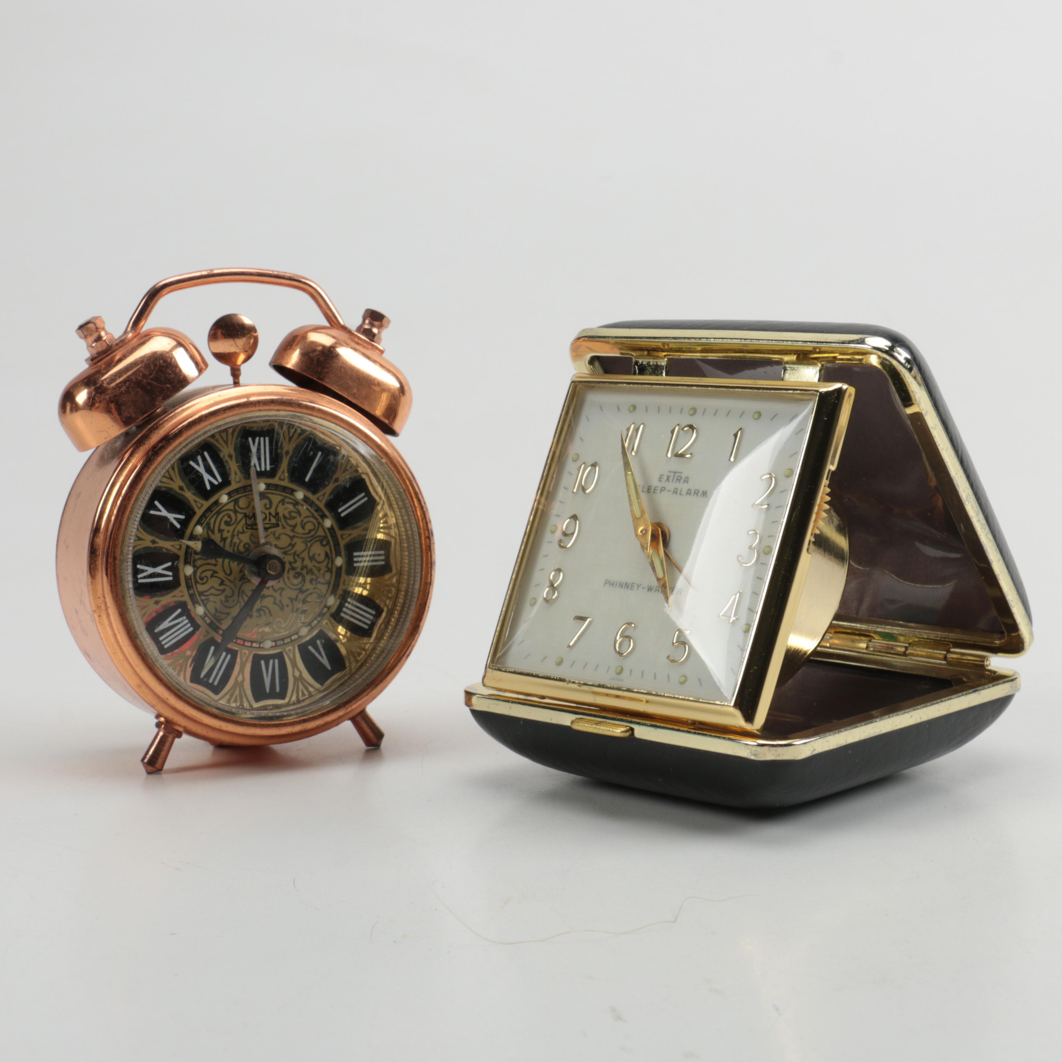 Phinney Walker Travel Alarm and Hungarian Alarm Clock