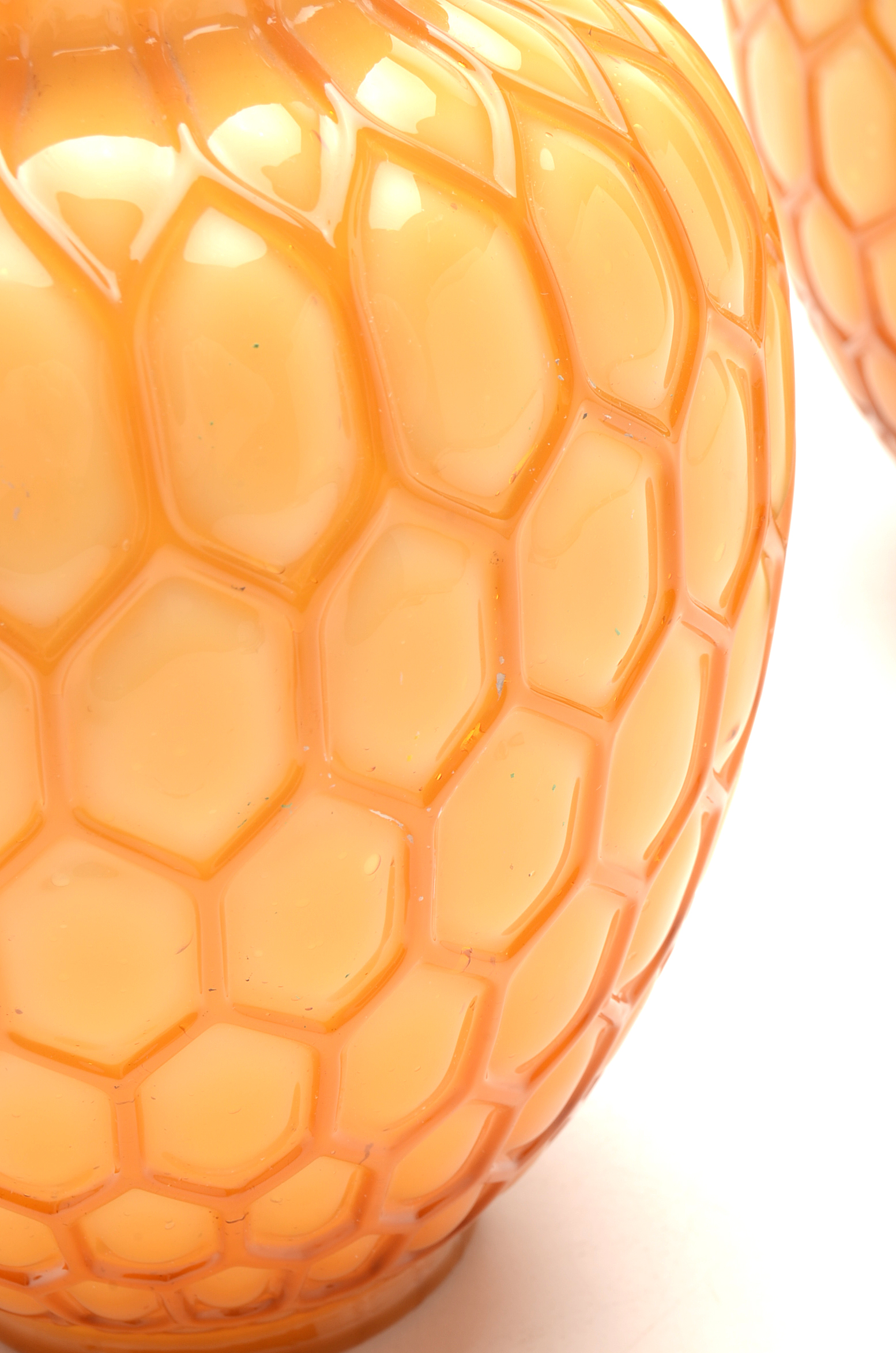 Honeycomb Cased Glass Vases