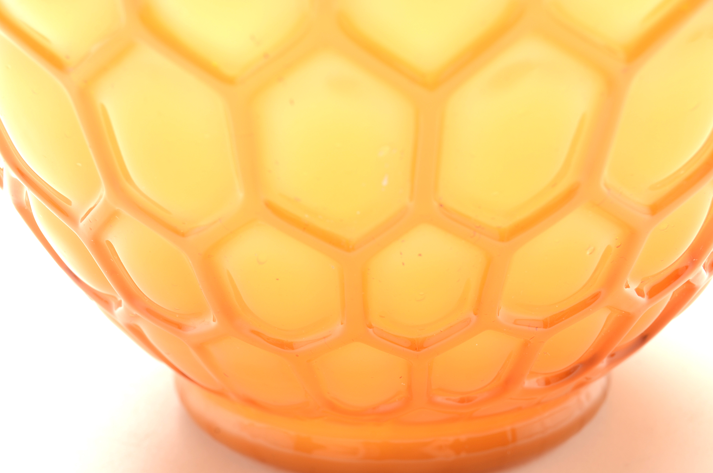 Honeycomb Cased Glass Vases