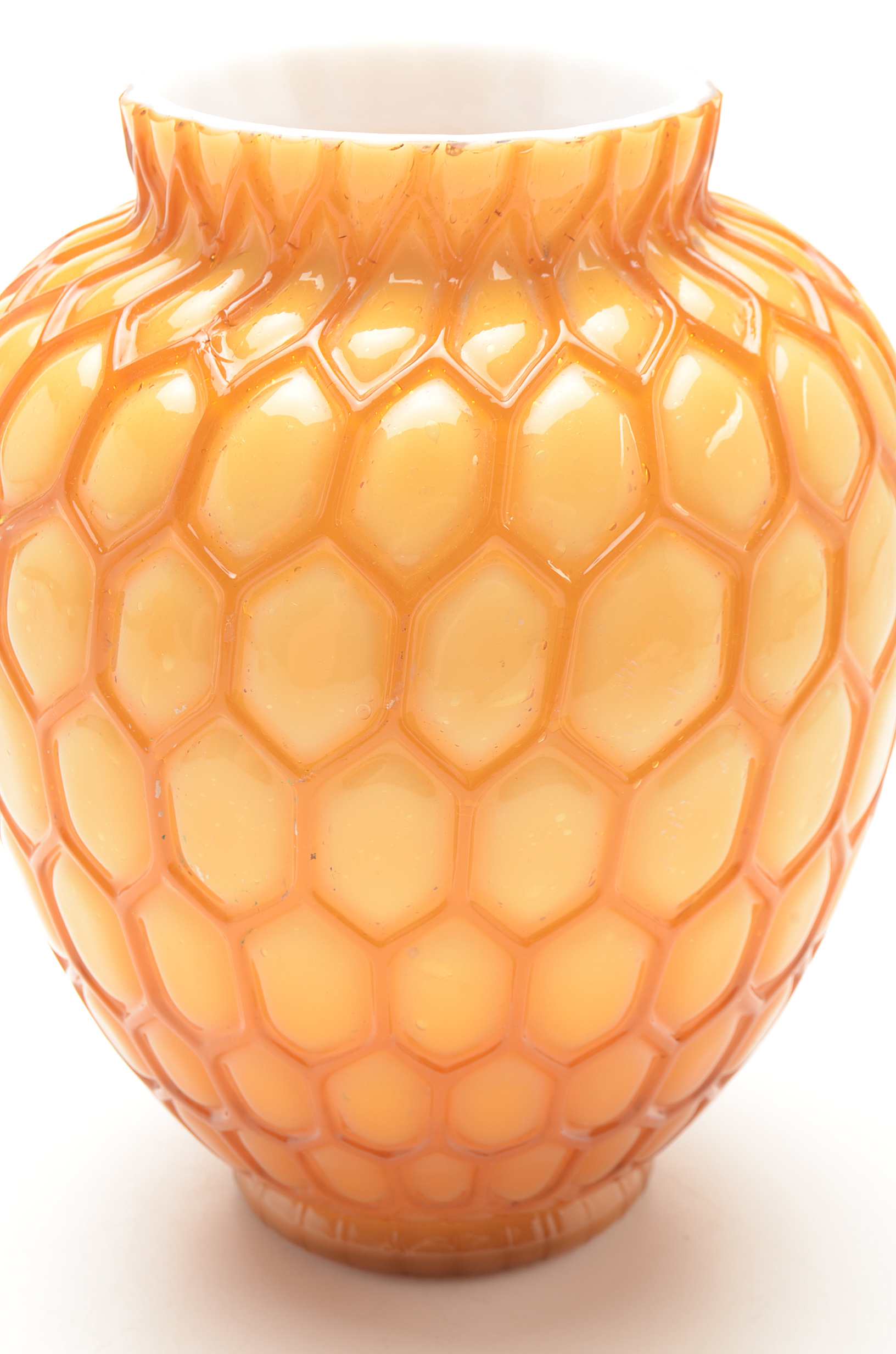 Honeycomb Cased Glass Vases