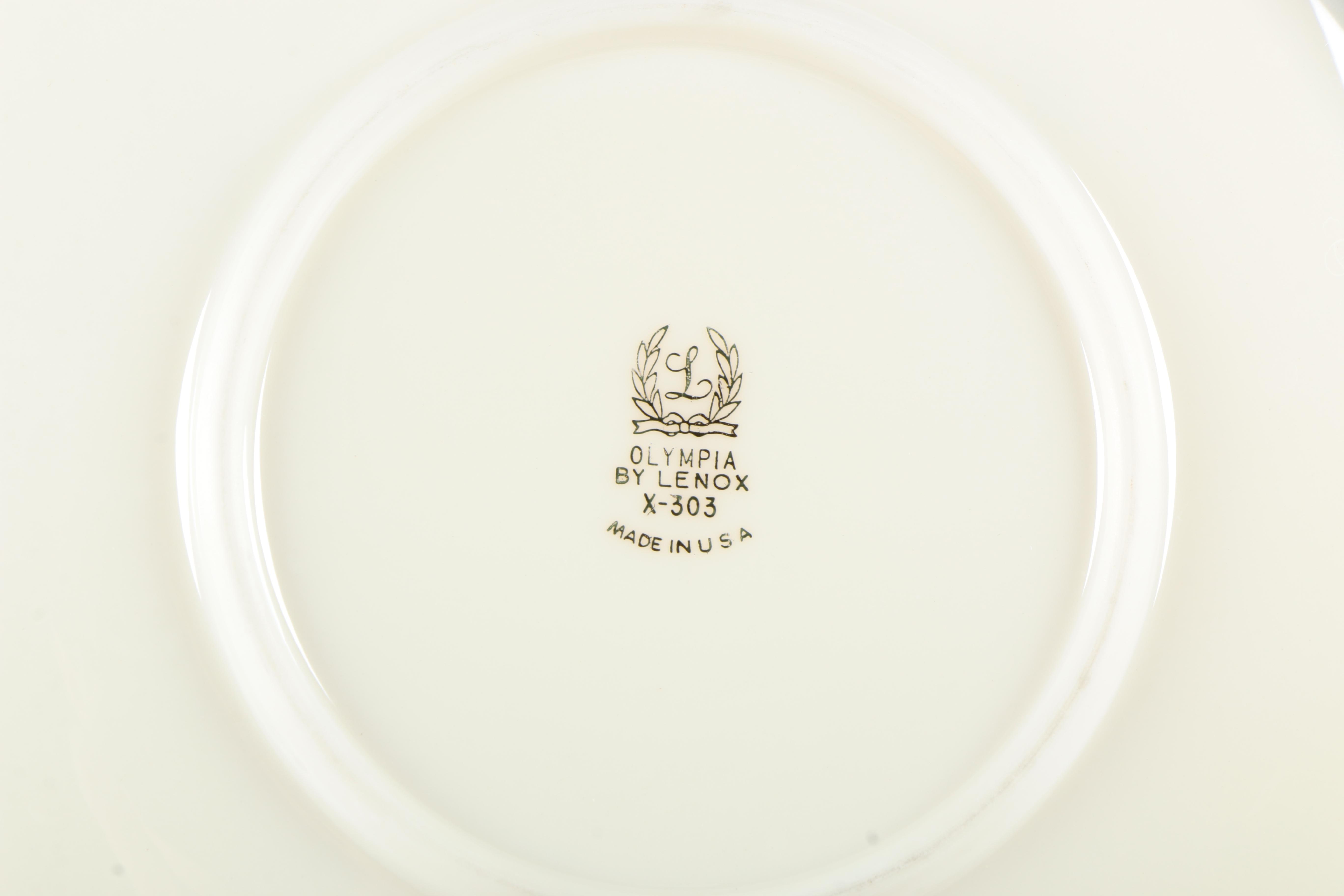 "Westwind" and "Olympia" Plates by Lenox