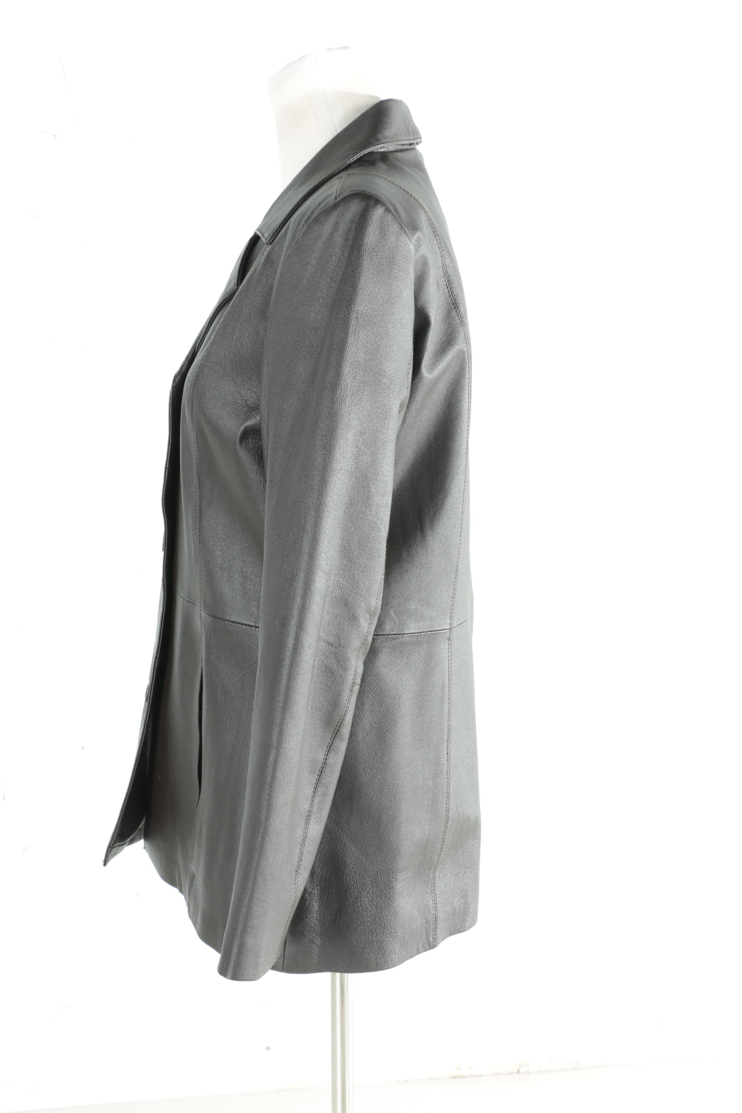 Dialogue and Valerie Stevens Separates Women's Suede and Leather Jackets