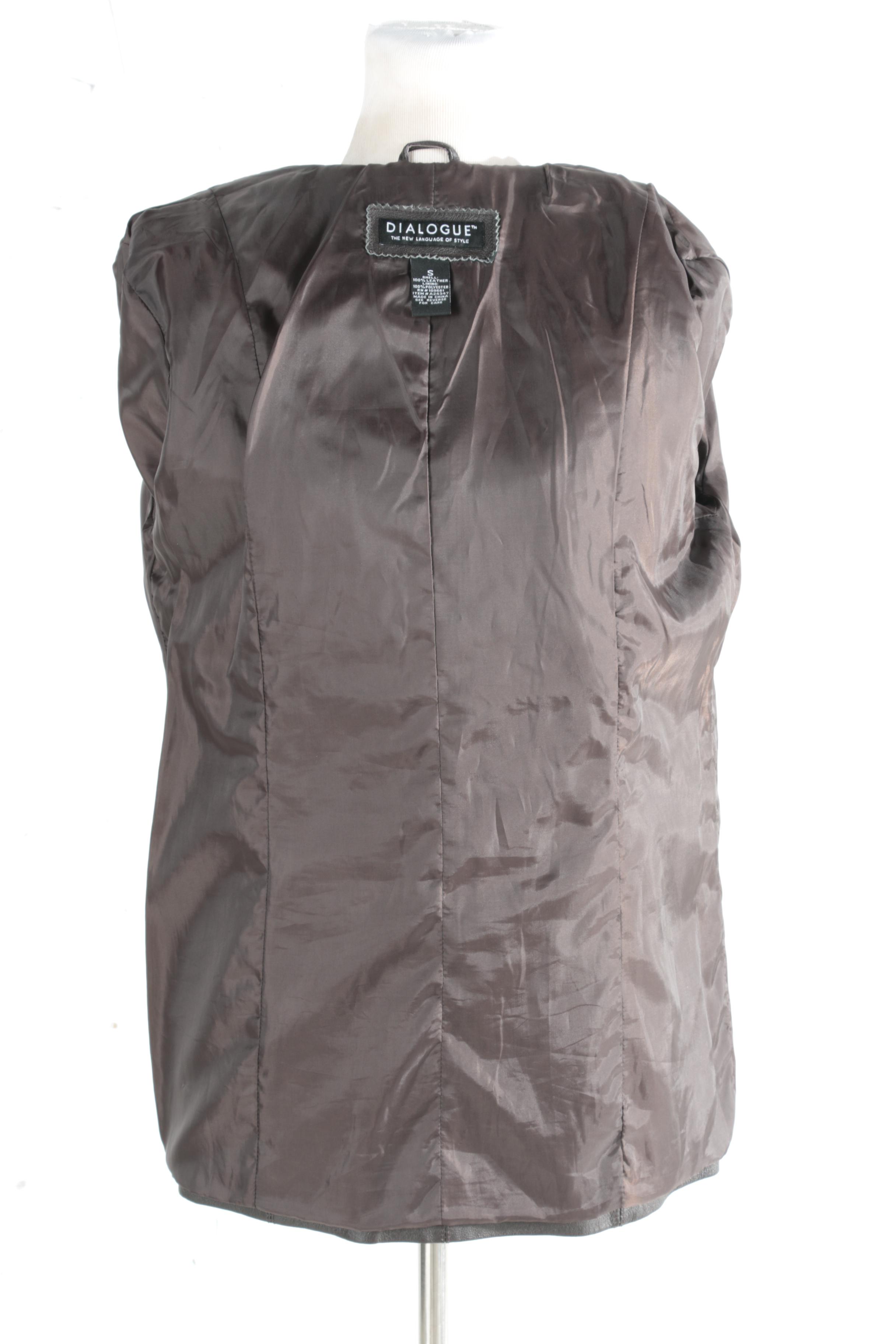 Dialogue and Valerie Stevens Separates Women's Suede and Leather Jackets