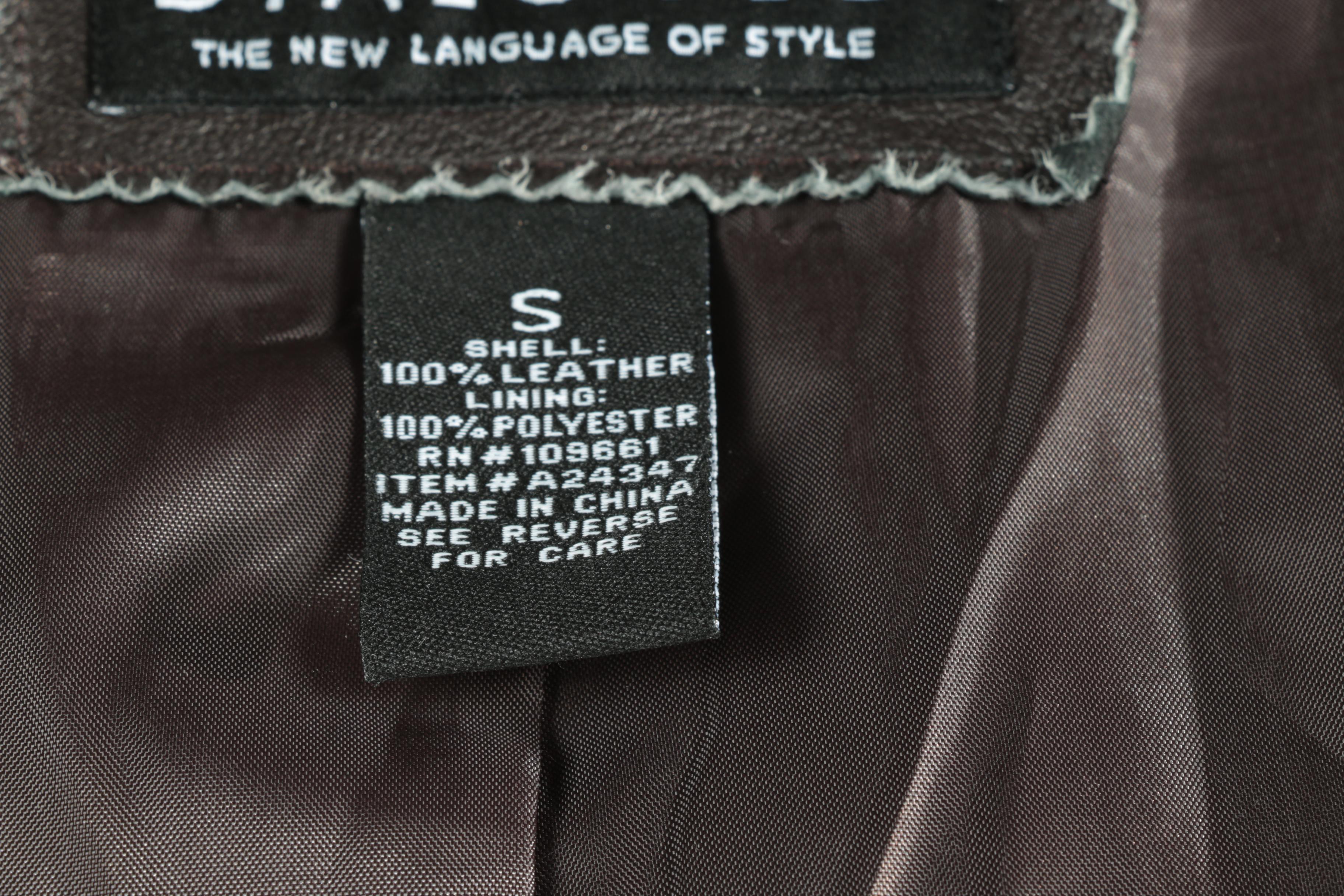 Dialogue and Valerie Stevens Separates Women's Suede and Leather Jackets