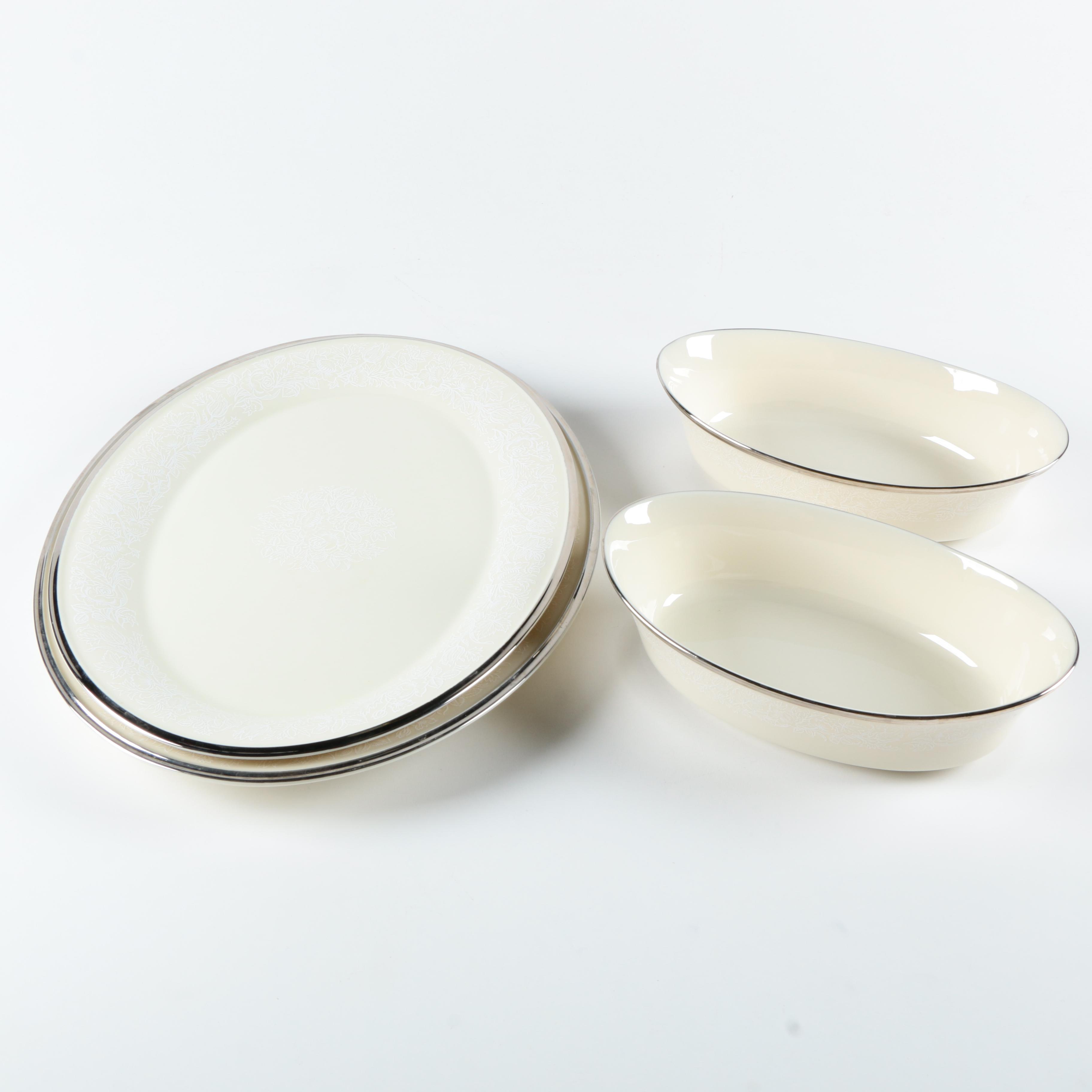 "Moonspun" Serverware by Lenox