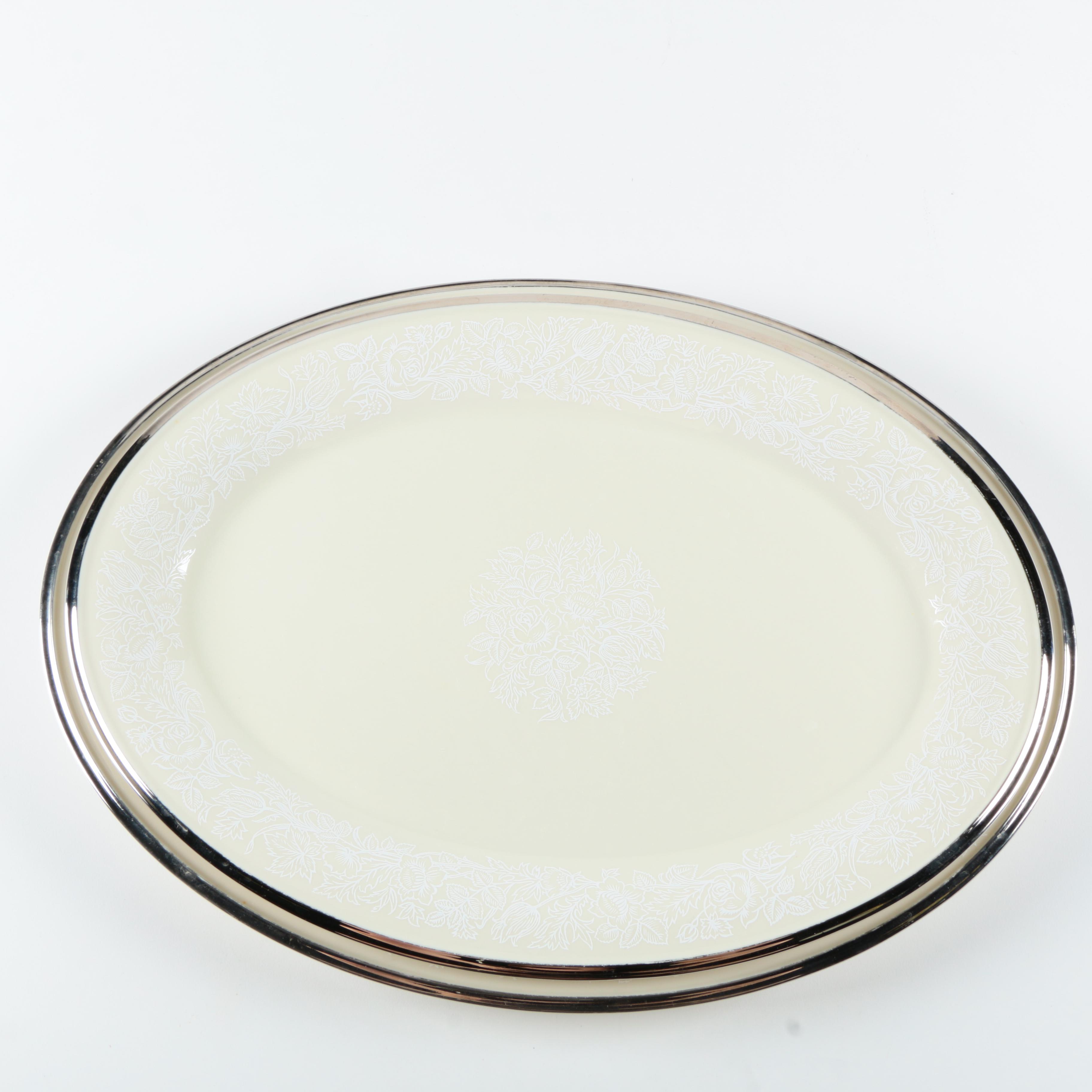 "Moonspun" Serverware by Lenox