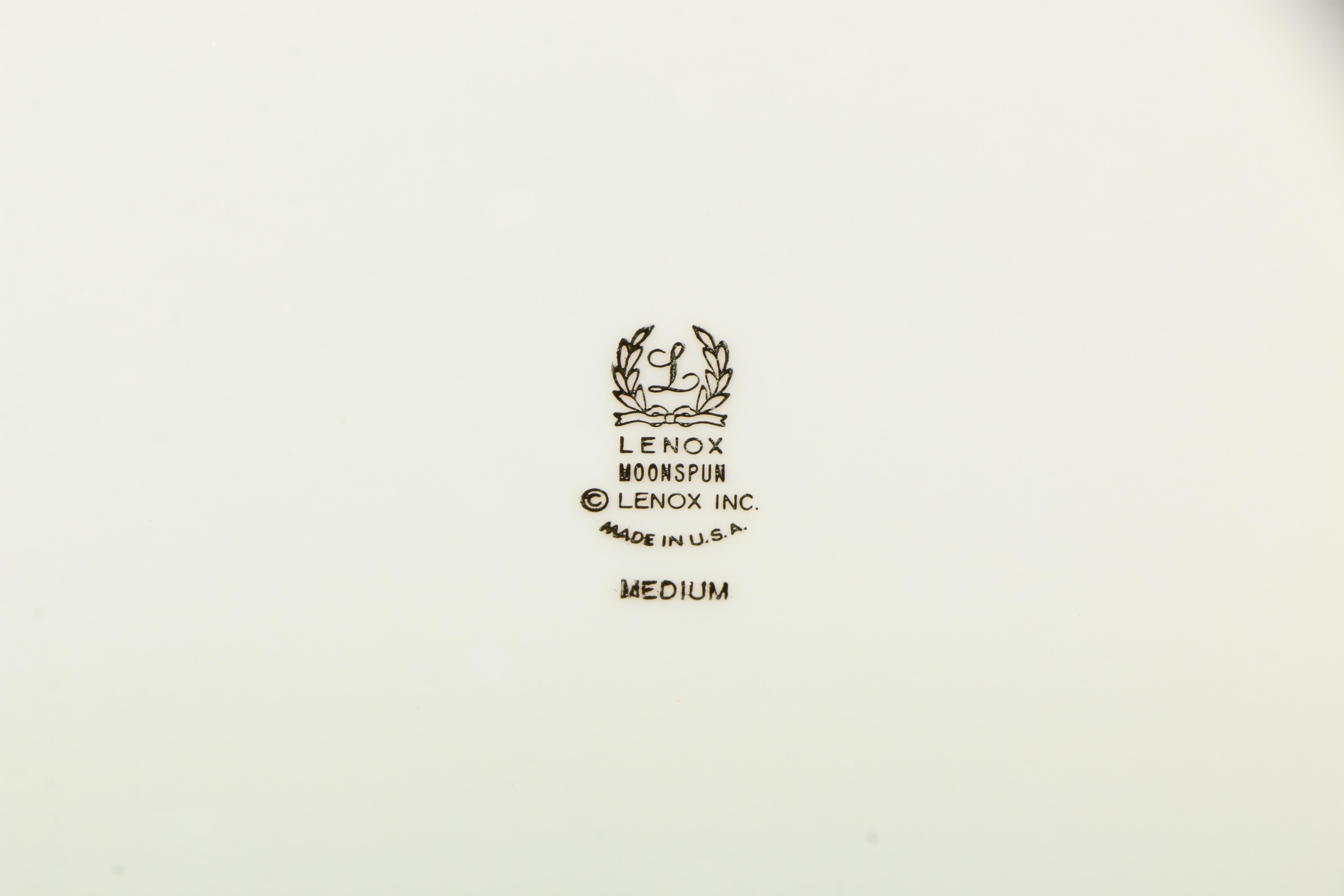 "Moonspun" Serverware by Lenox