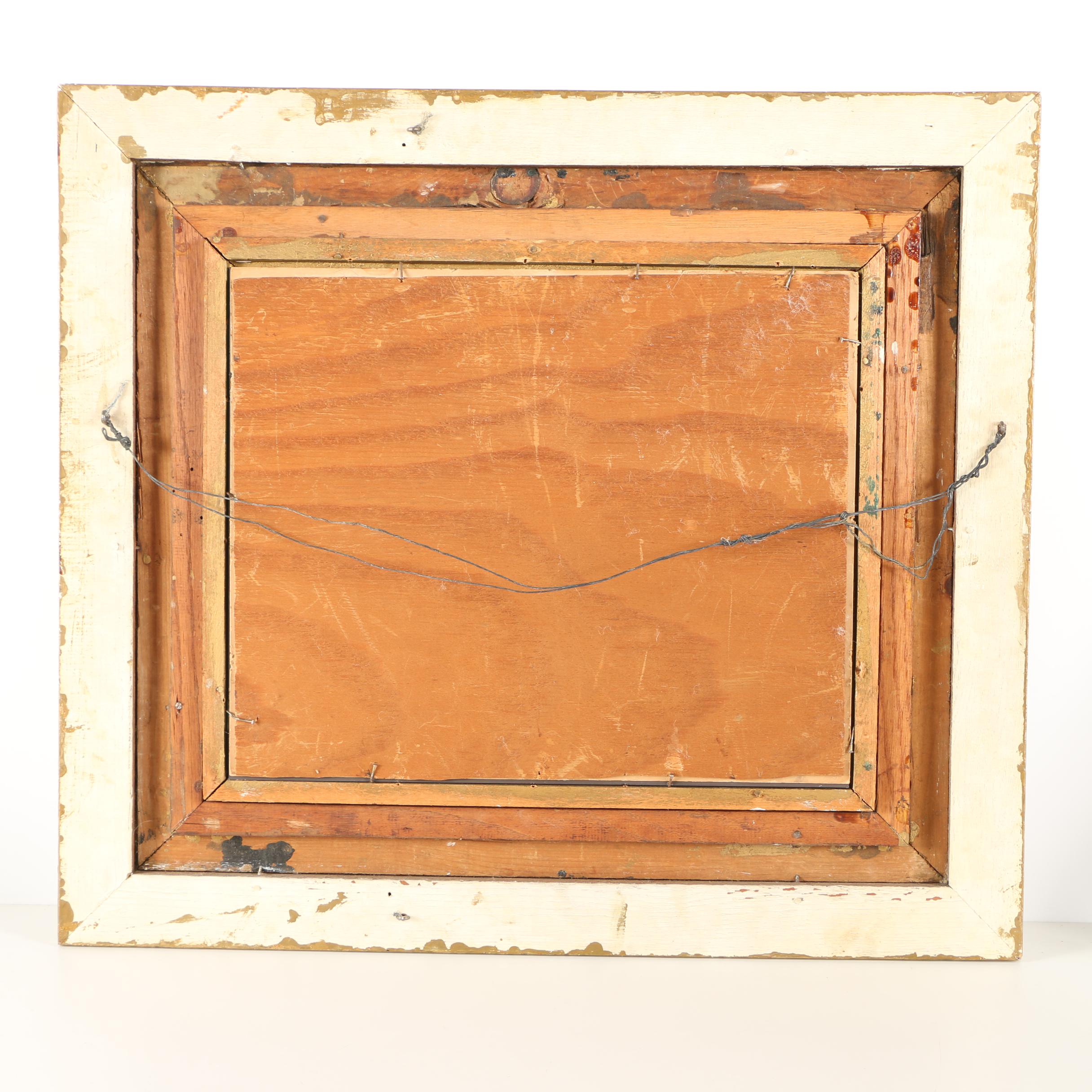 Gold Tone Wall Mirror