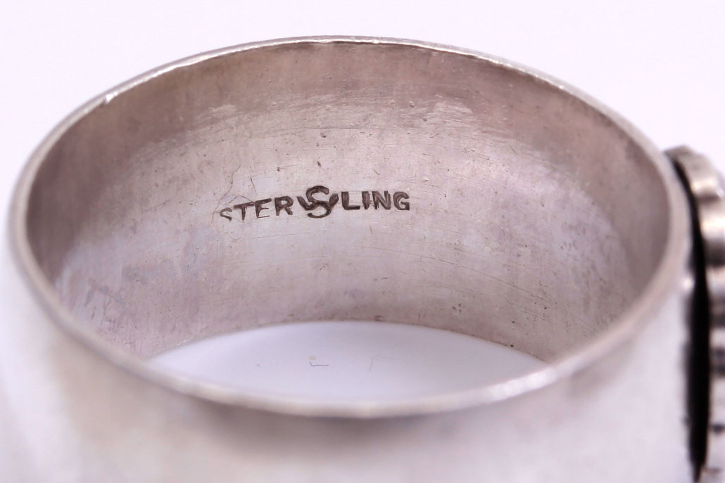 Sterling Silver Collegiate and Coat of Arm Rings