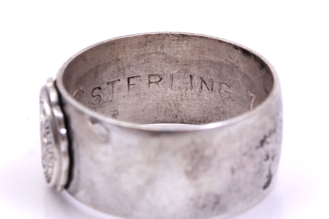 Sterling Silver Collegiate and Coat of Arm Rings