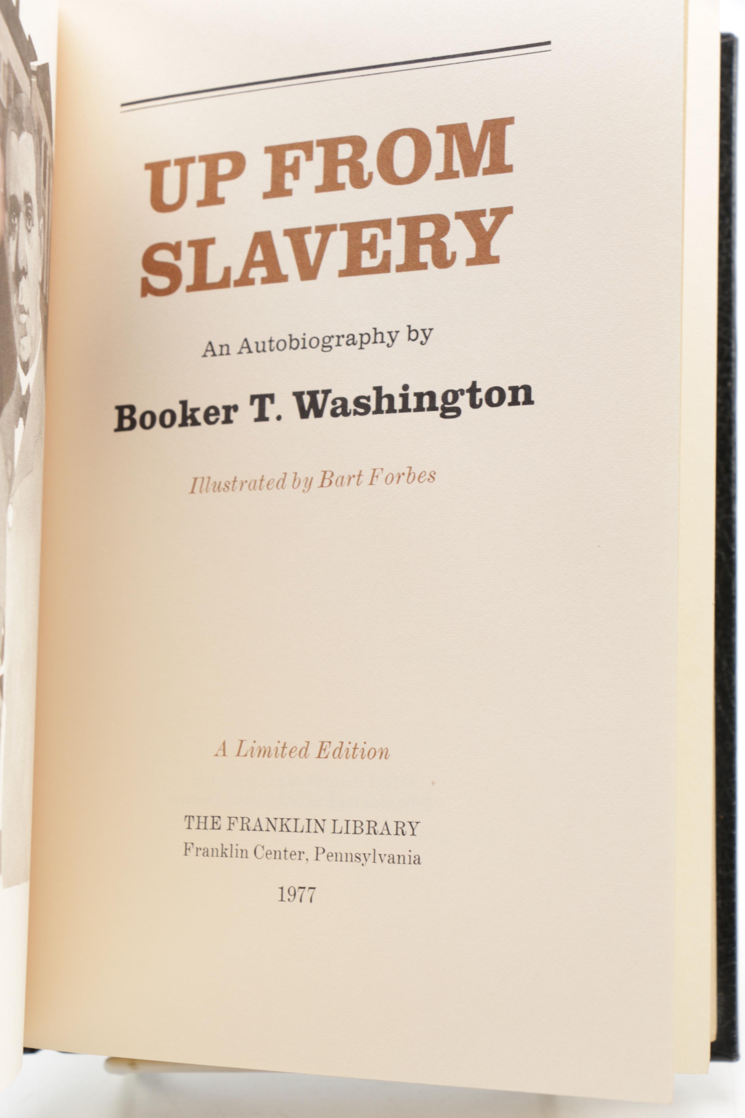 Franklin Library Books Including "Uncle Tom's Cabin" and "Up From Slavery"