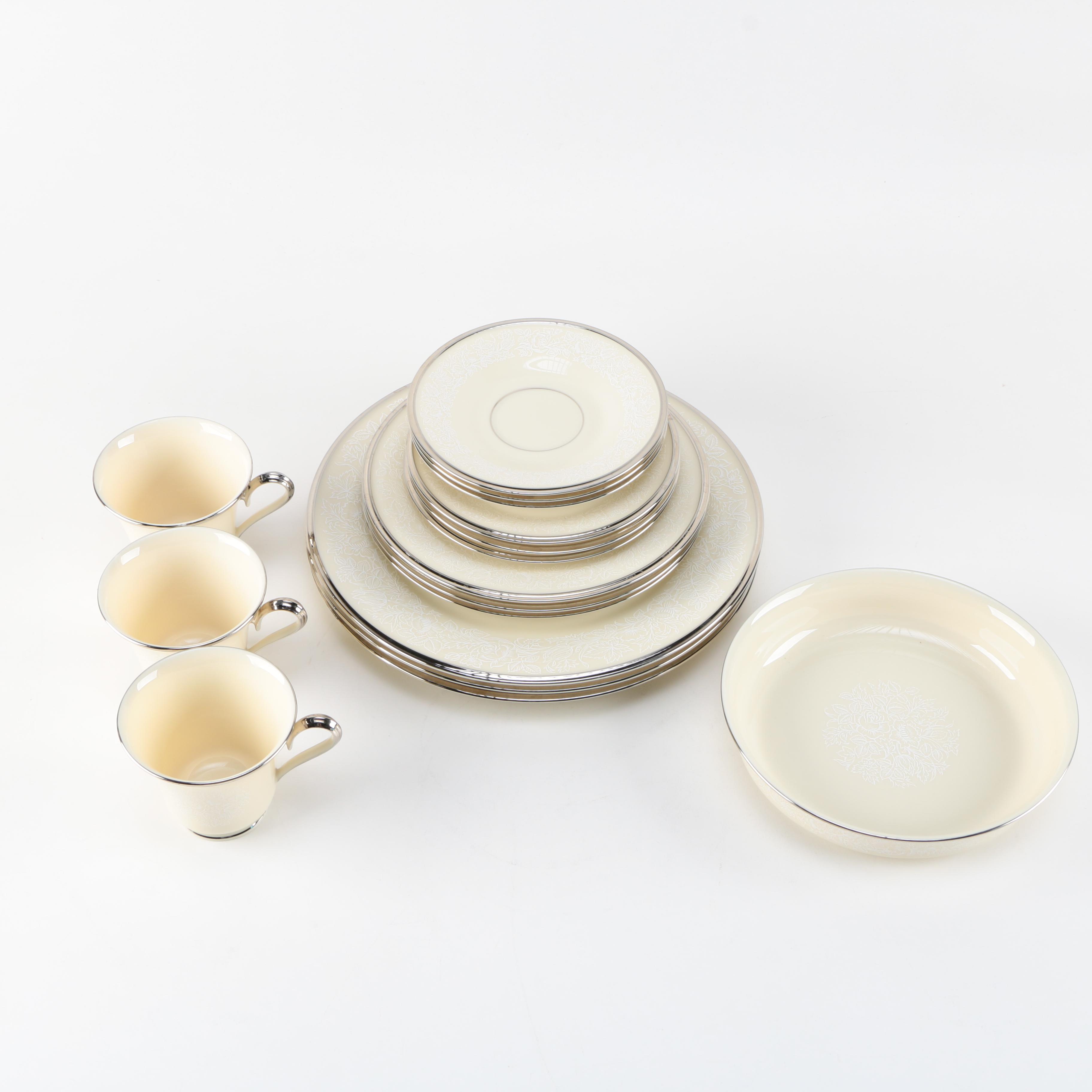 "Moonspun" Tableware by Lenox