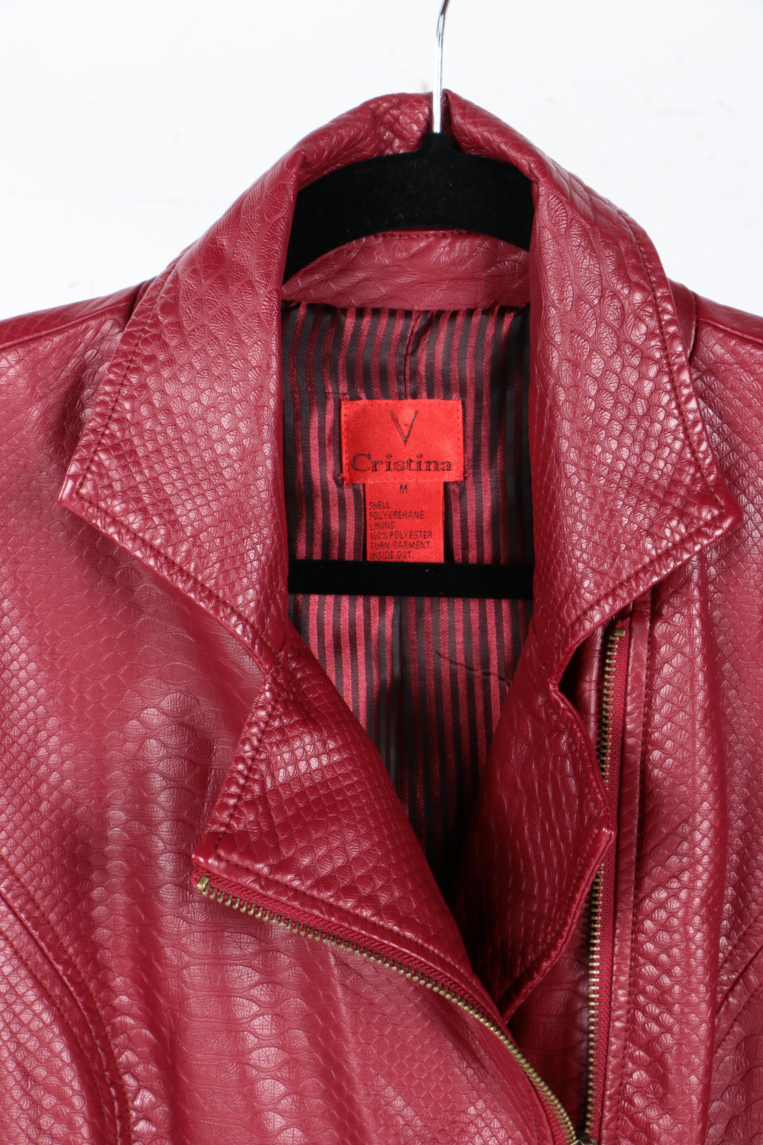 Women's Faux Leather Jackets Including Alfani