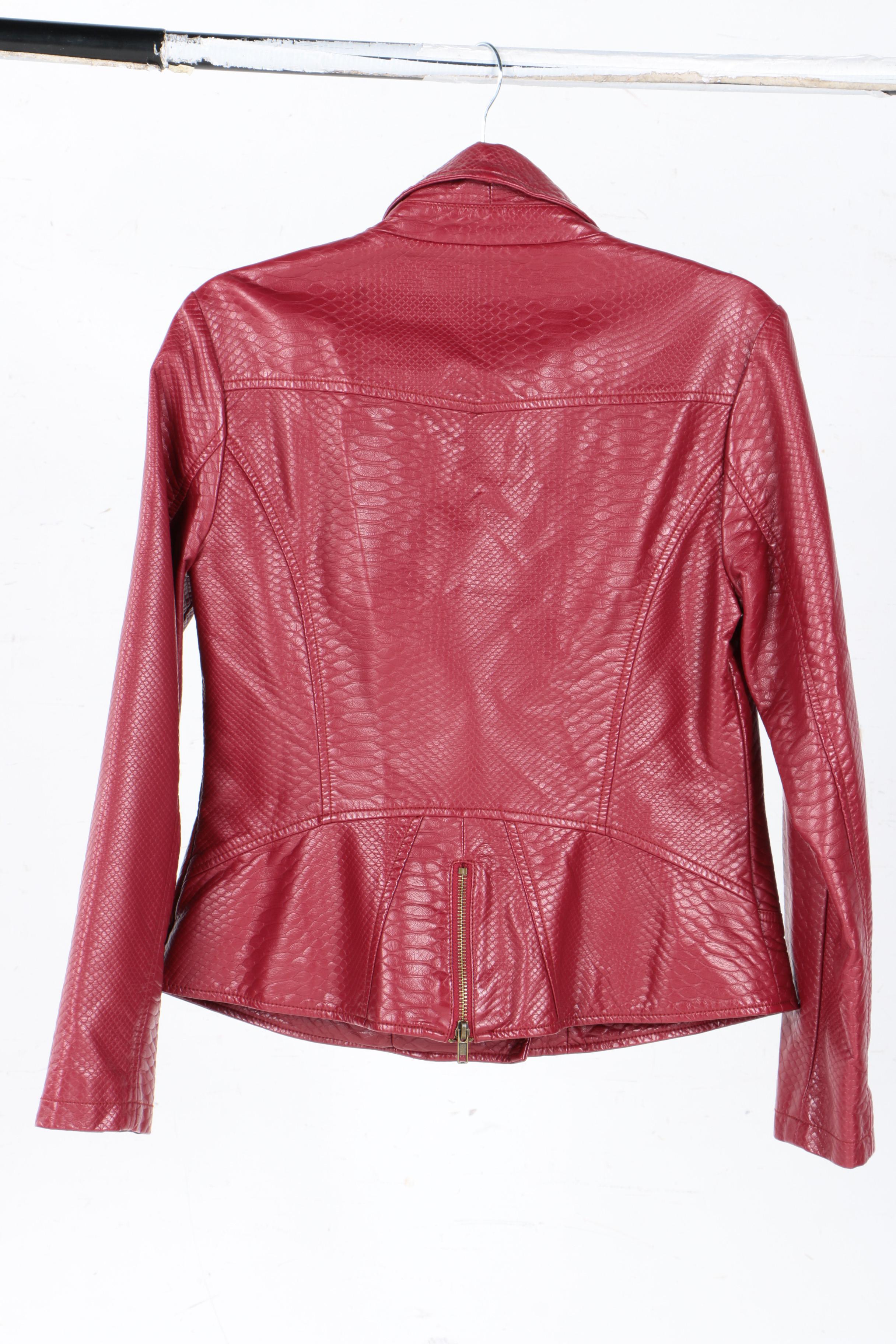 Women's Faux Leather Jackets Including Alfani
