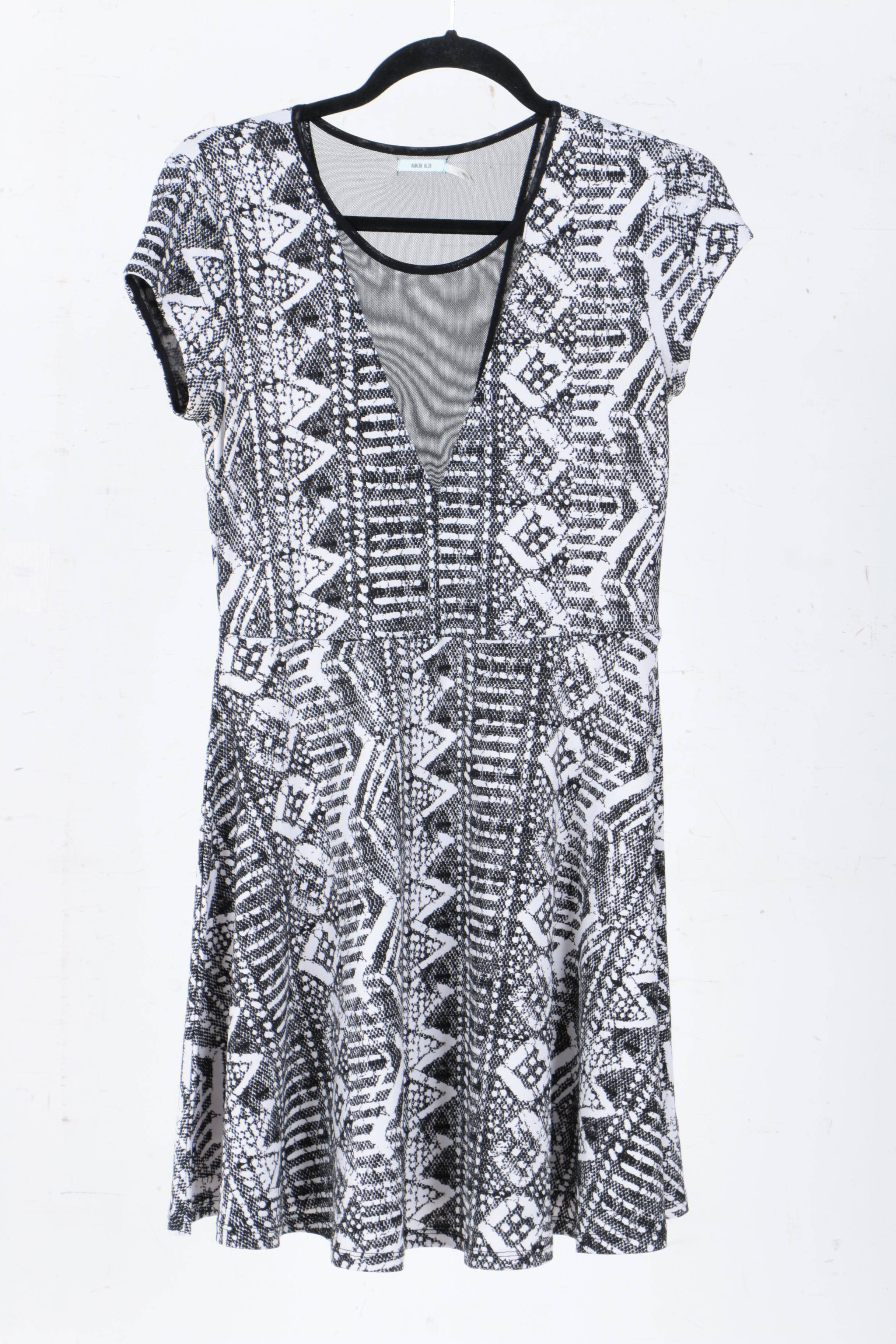 Women's Printed Tunic Tops/Dresses