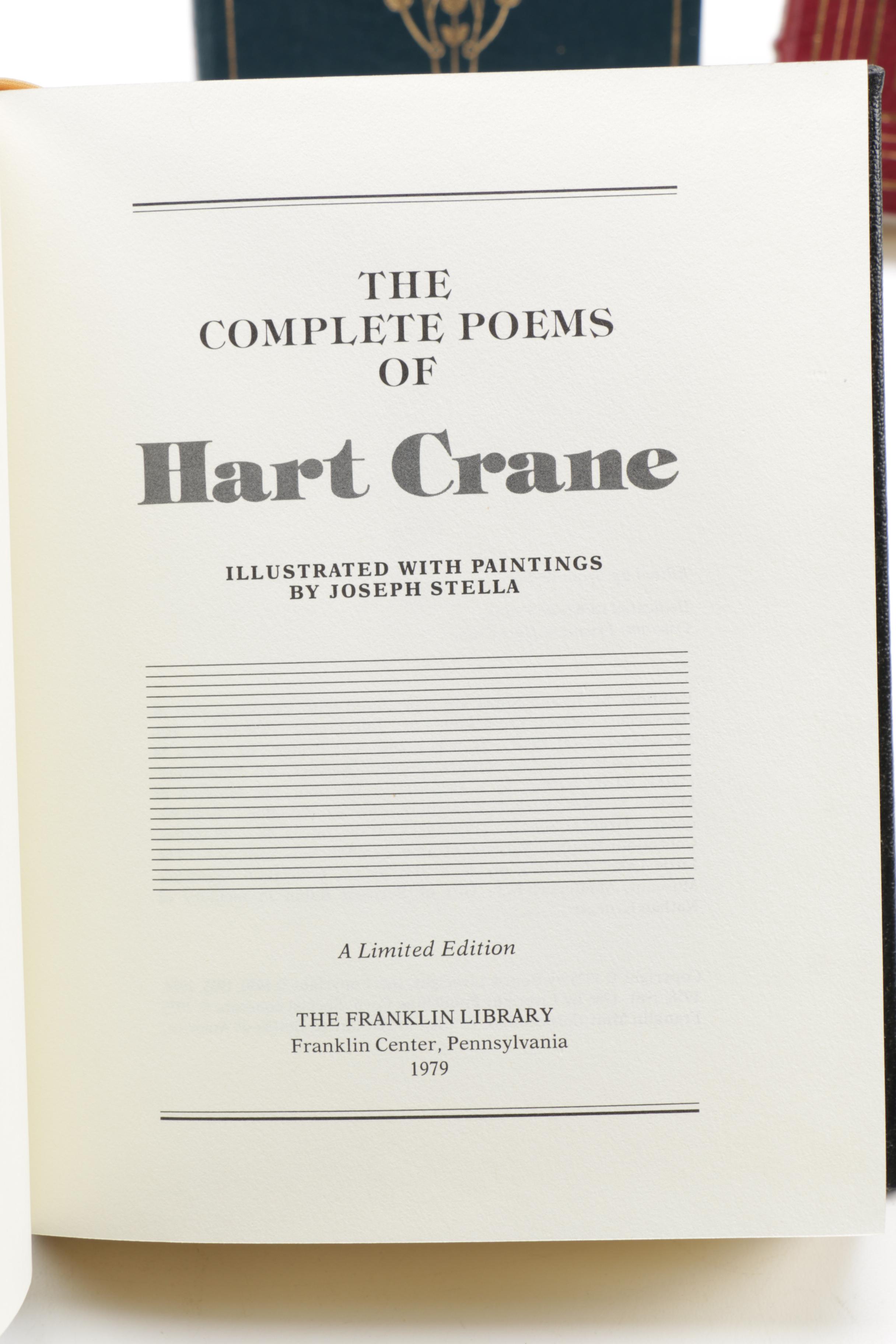 Franklin Library Leatherbound American Poetry Collections