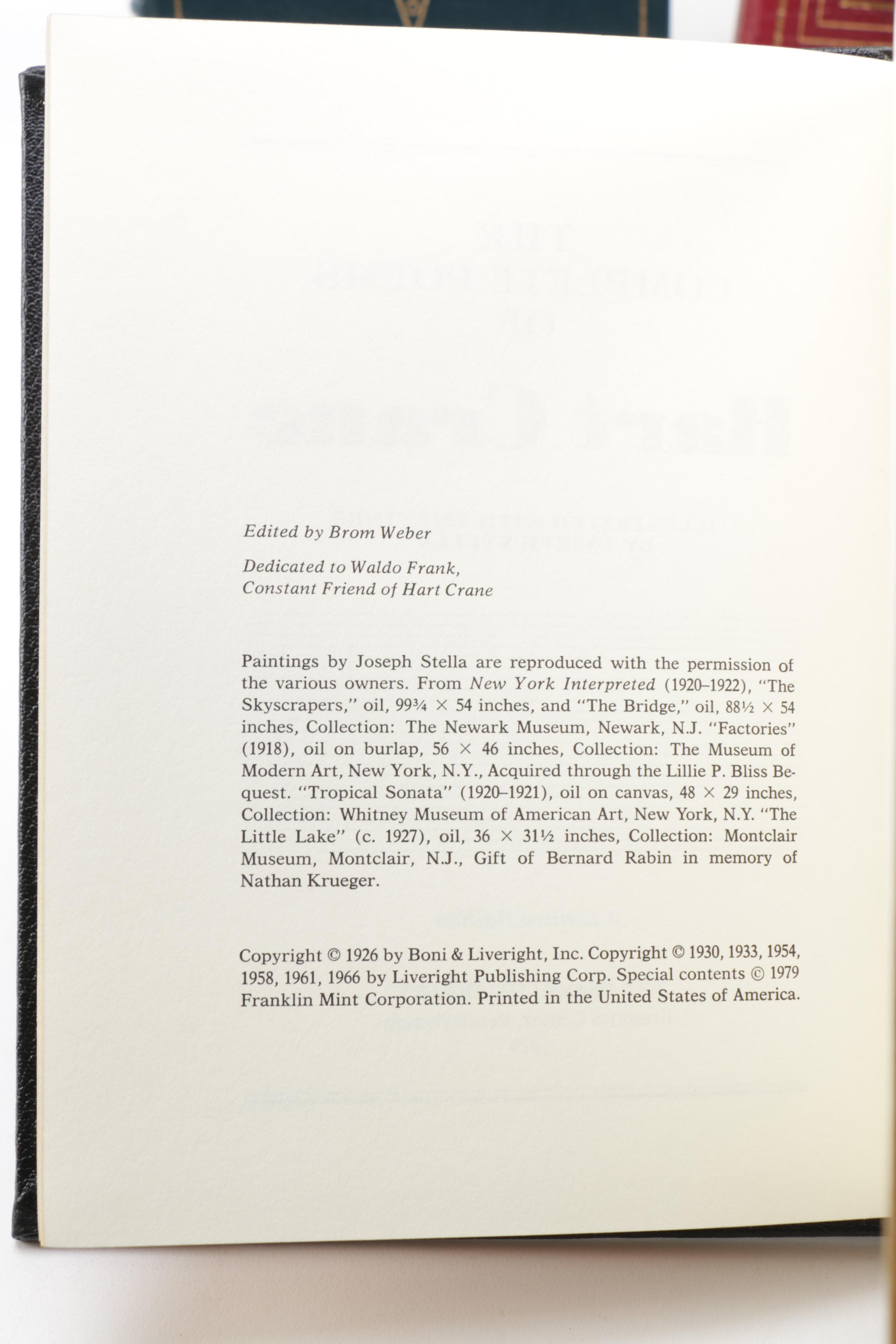 Franklin Library Leatherbound American Poetry Collections