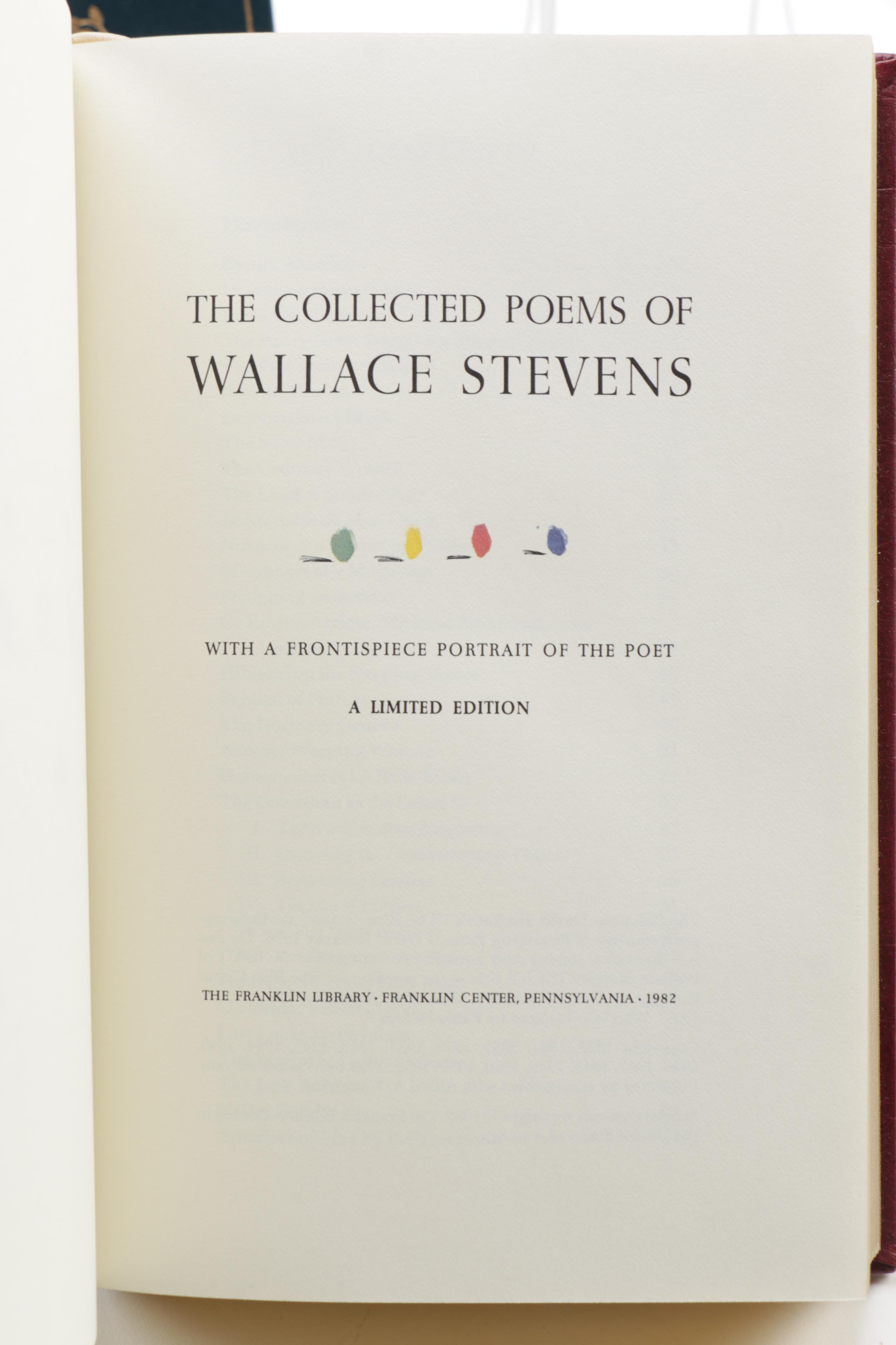 Franklin Library Leatherbound American Poetry Collections