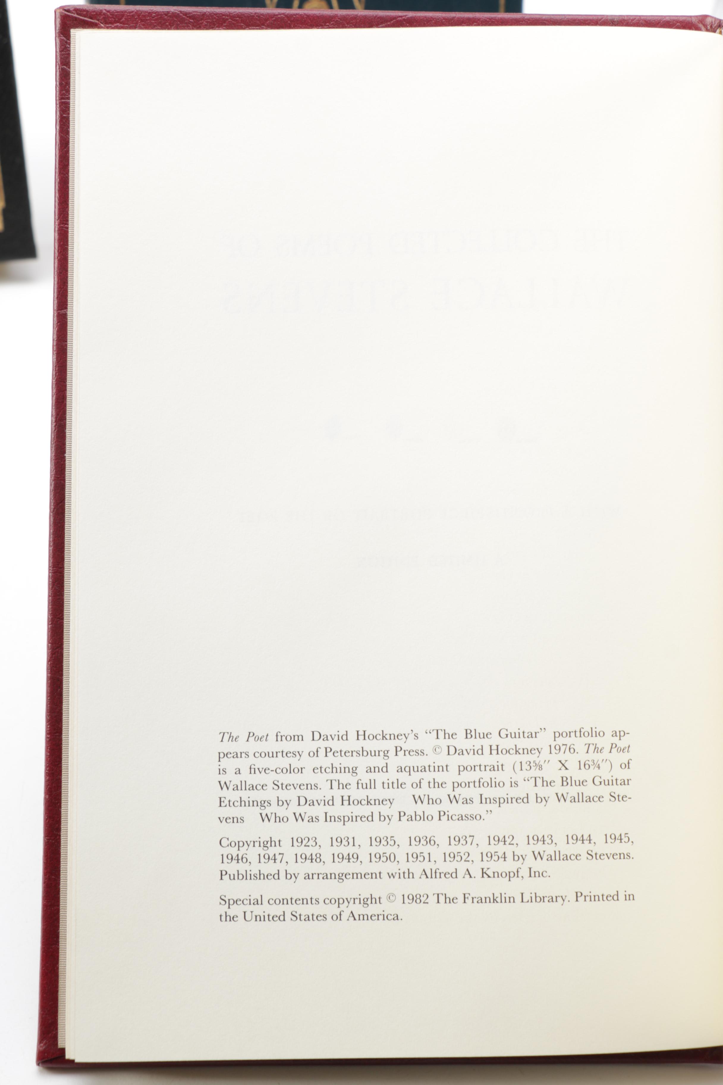 Franklin Library Leatherbound American Poetry Collections