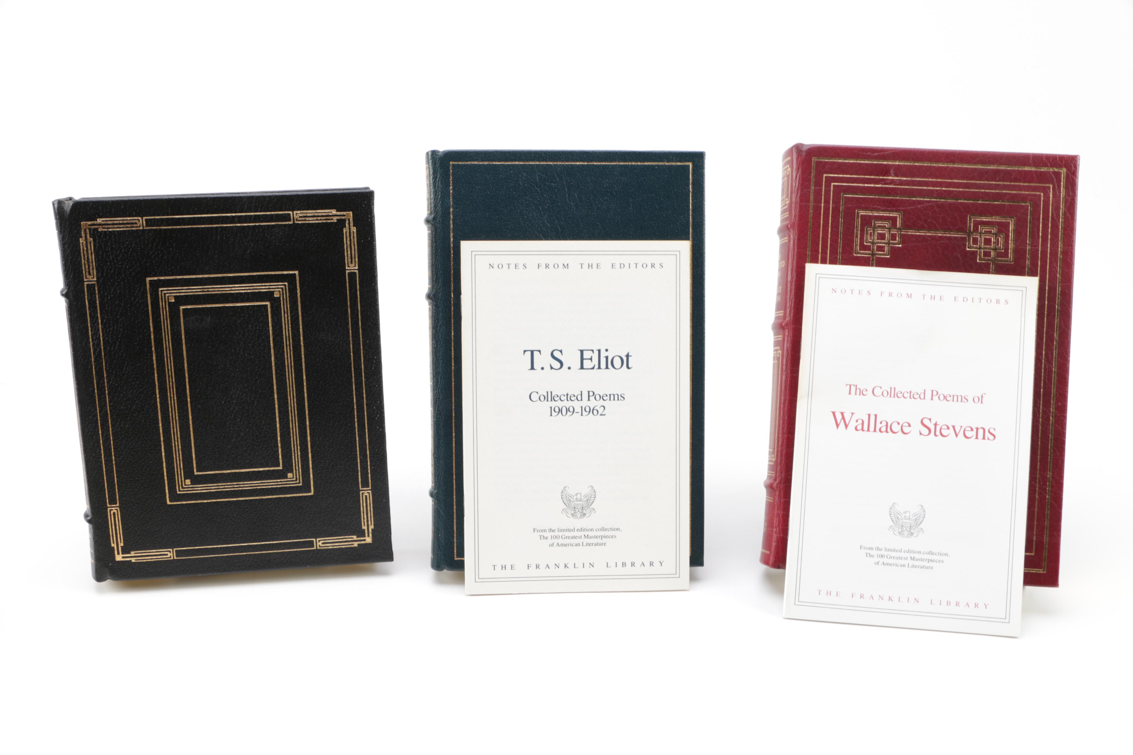 Franklin Library Leatherbound American Poetry Collections