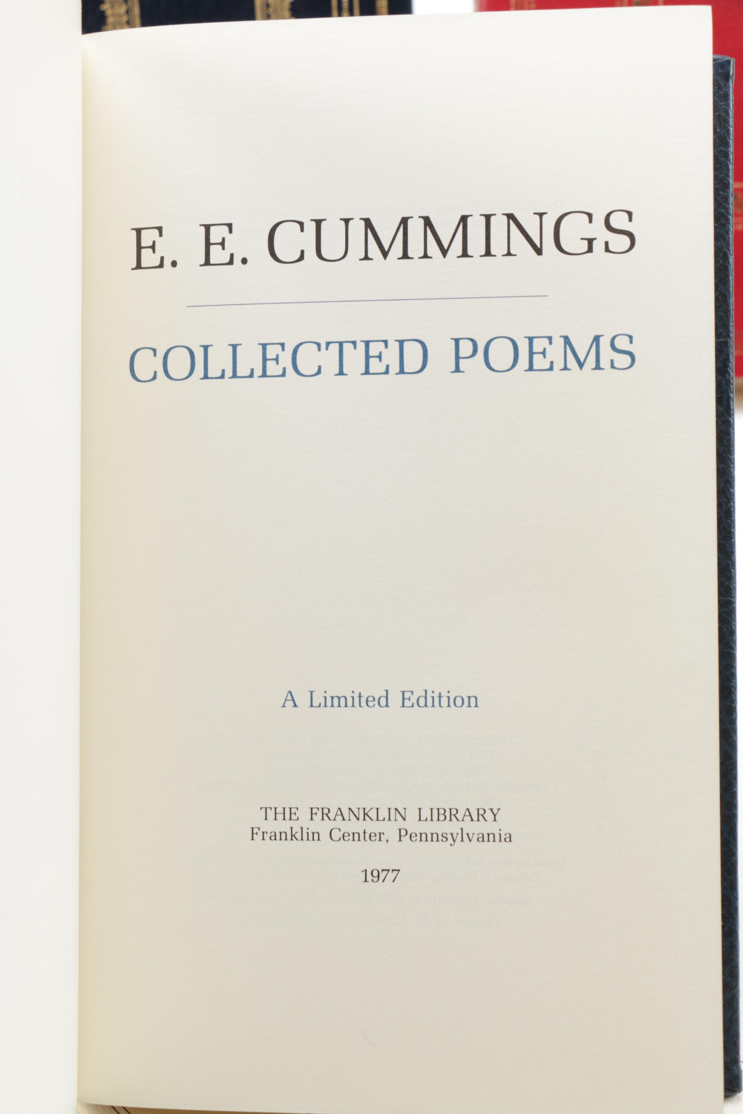 Franklin Library Leatherbound American Poetry Collections