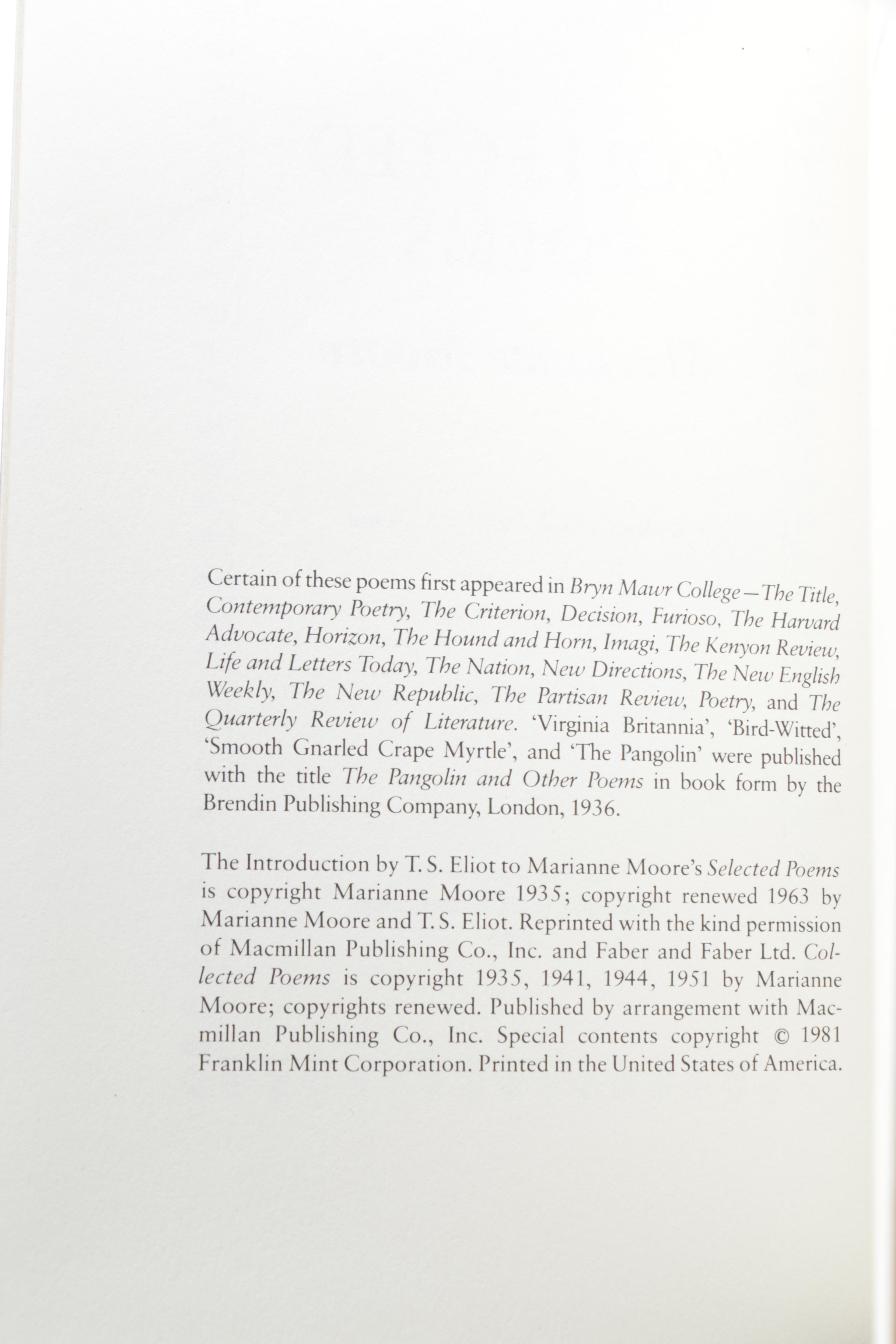 Franklin Library Leatherbound American Poetry Collections